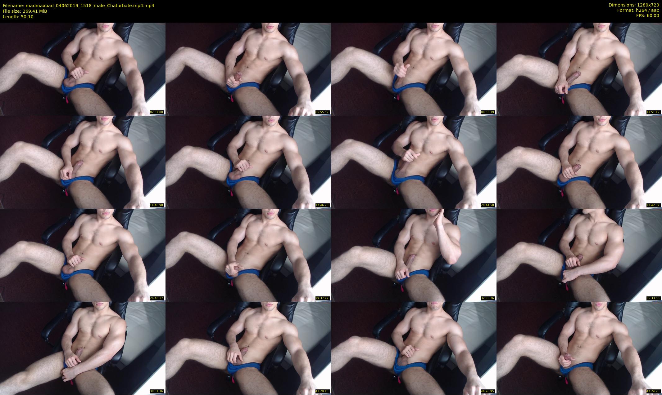 madmaxbad — 51 minute Chaturbate male cam show recording, 720p, Jun 4, 2019