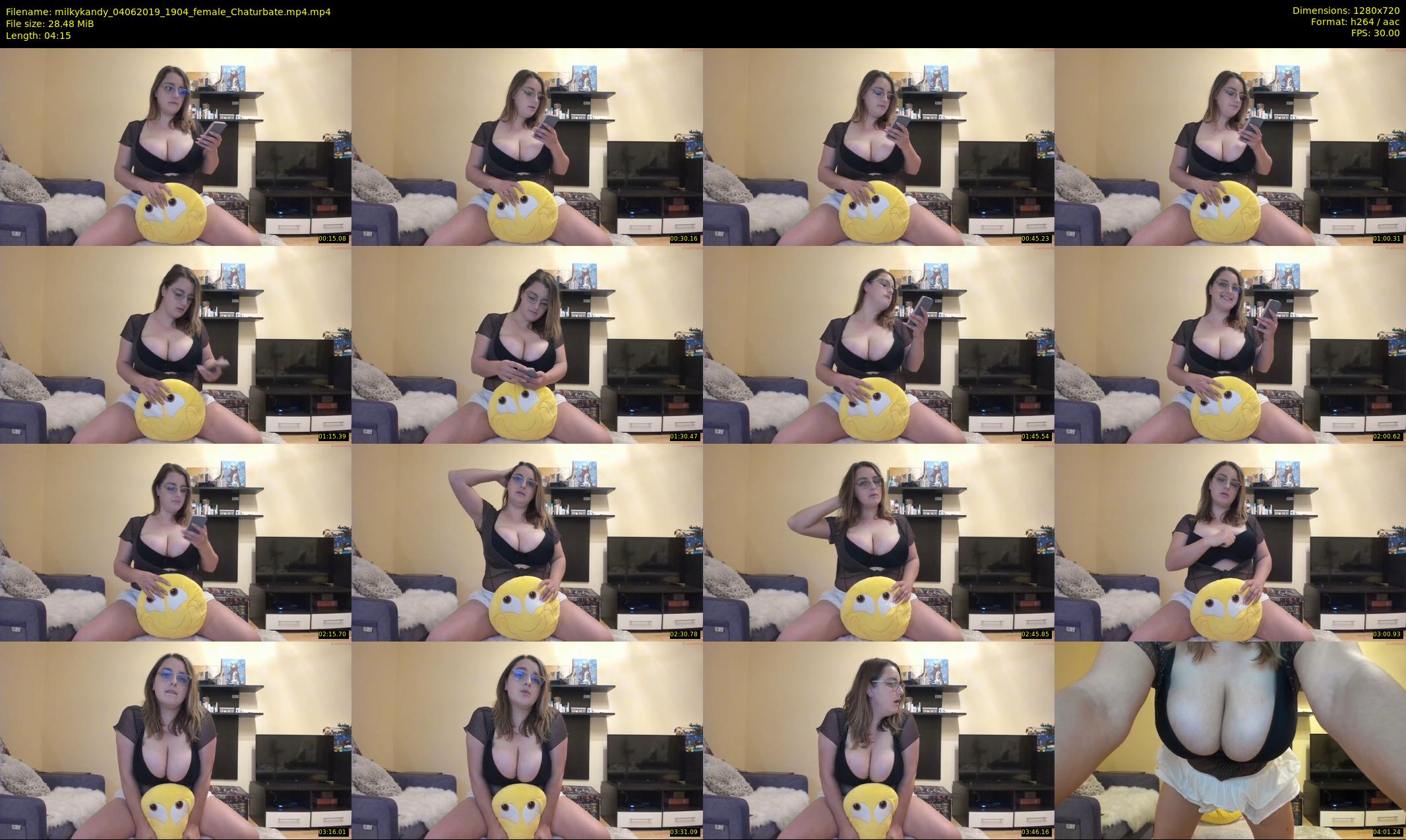 milkykandy — 5 minute Chaturbate female cam show recording, 720p, Jun 4, 2019