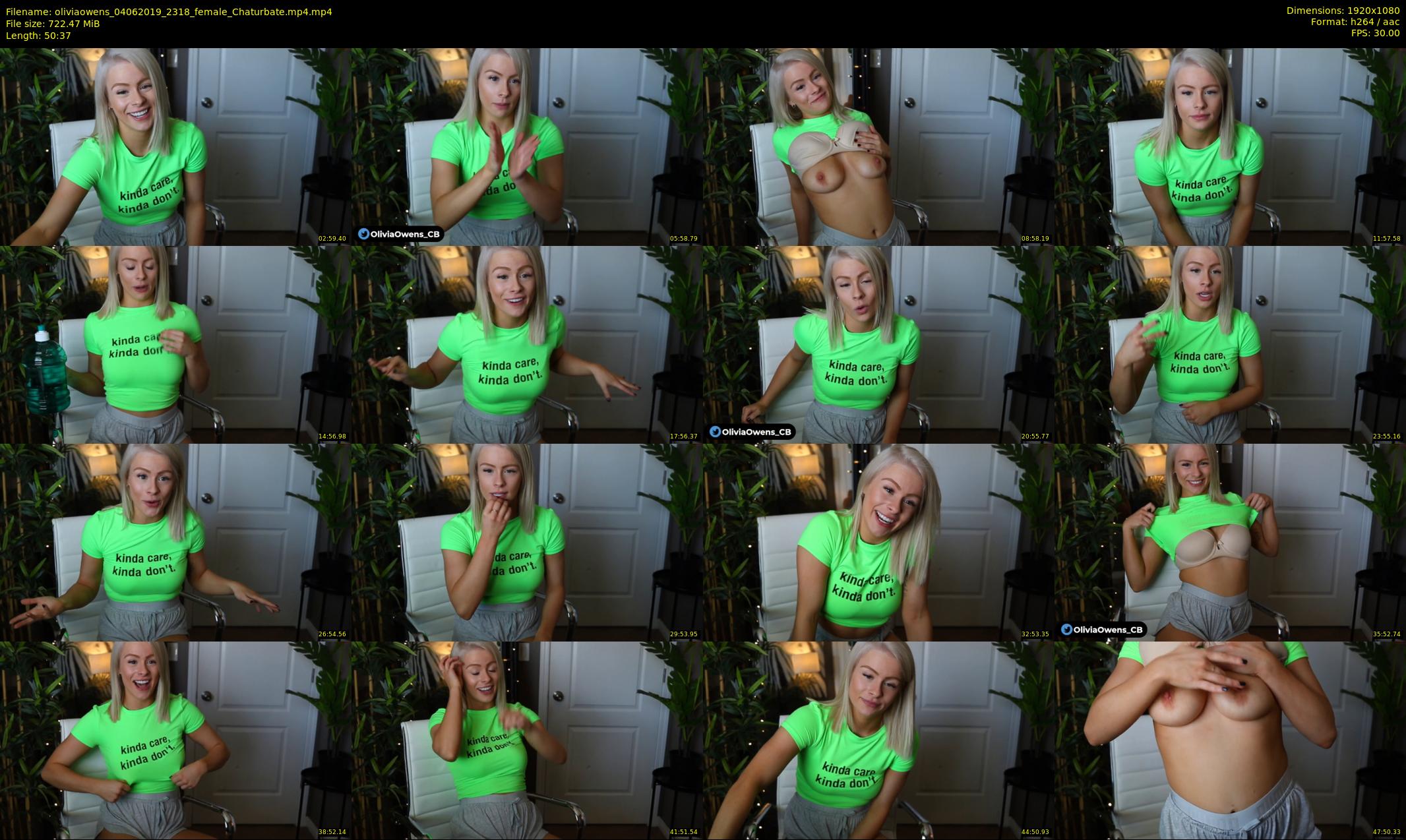 oliviaowens — 51 minute Chaturbate female cam show recording, 1080p, Jun 4, 2019