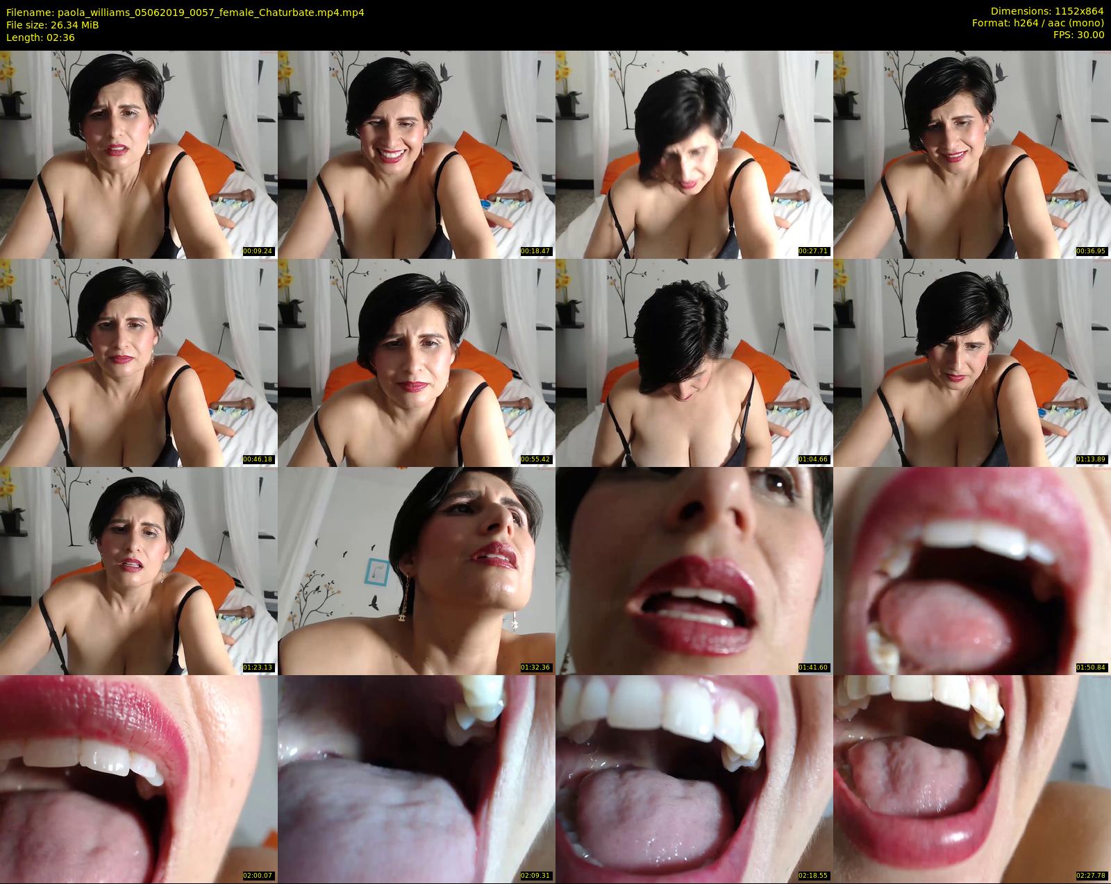 paola_williams — 3 minute Chaturbate female cam show recording, 720p, Jun 5, 2019