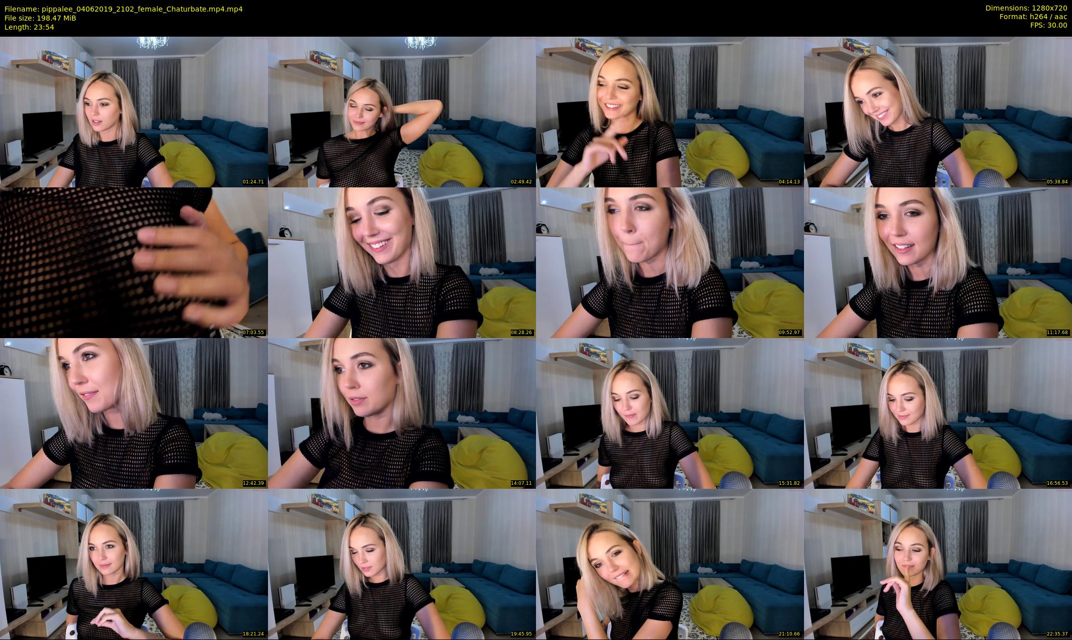pippalee — 24 minute Chaturbate female cam show recording, 720p, Jun 4, 2019
