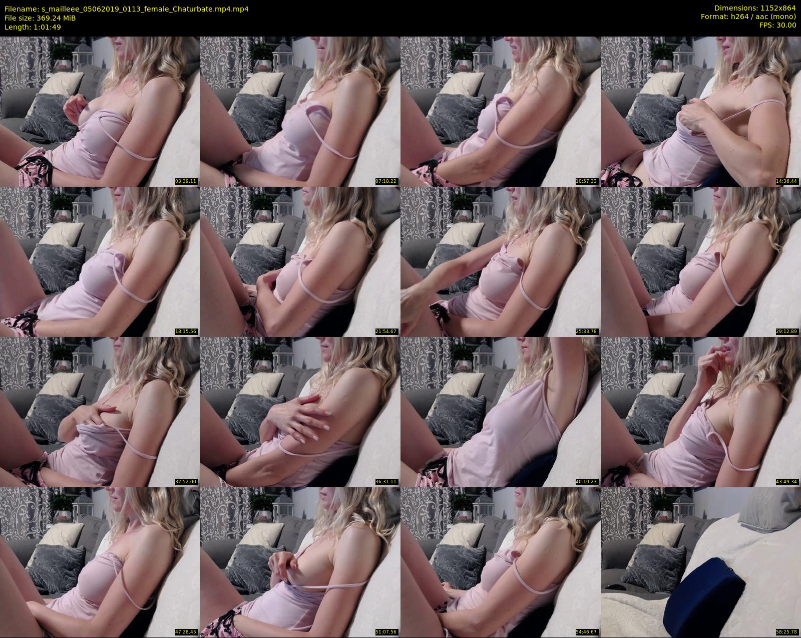 s_mailleee — 62 minute Chaturbate female cam show recording, 720p, Jun 5, 2019