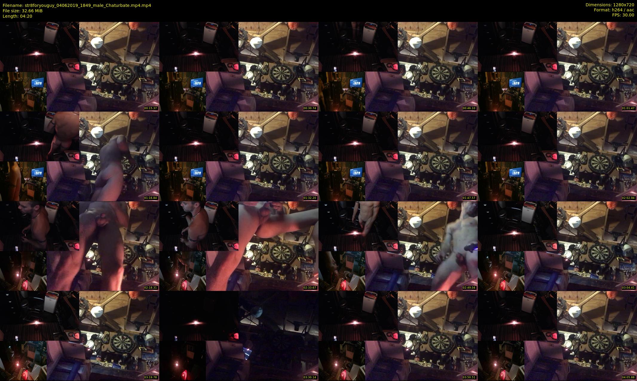 str8foryouguy — 5 minute Chaturbate male cam show recording, 720p, Jun 4, 2019