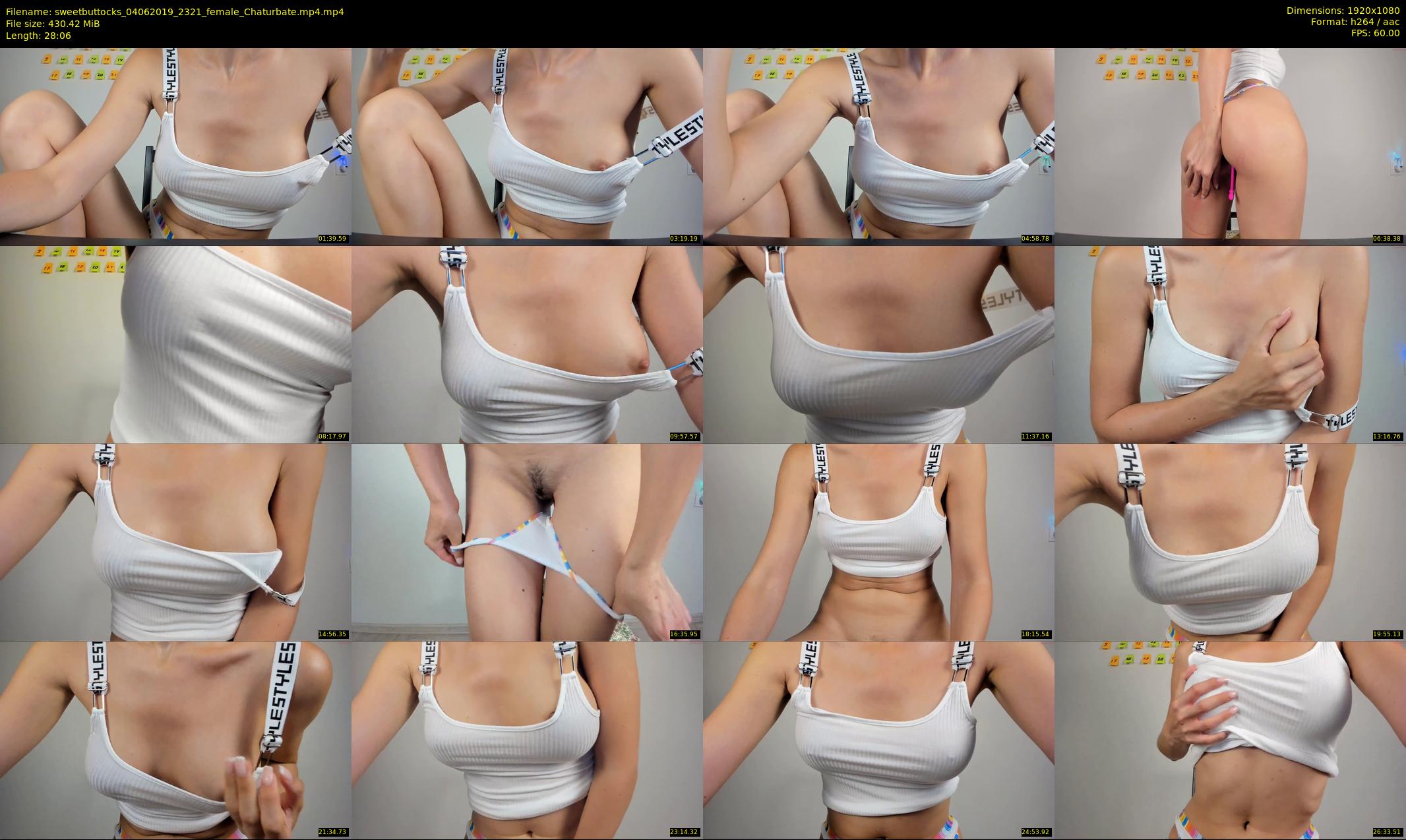sweetbuttocks — 29 minute Chaturbate female cam show recording, 1080p, Jun 4, 2019