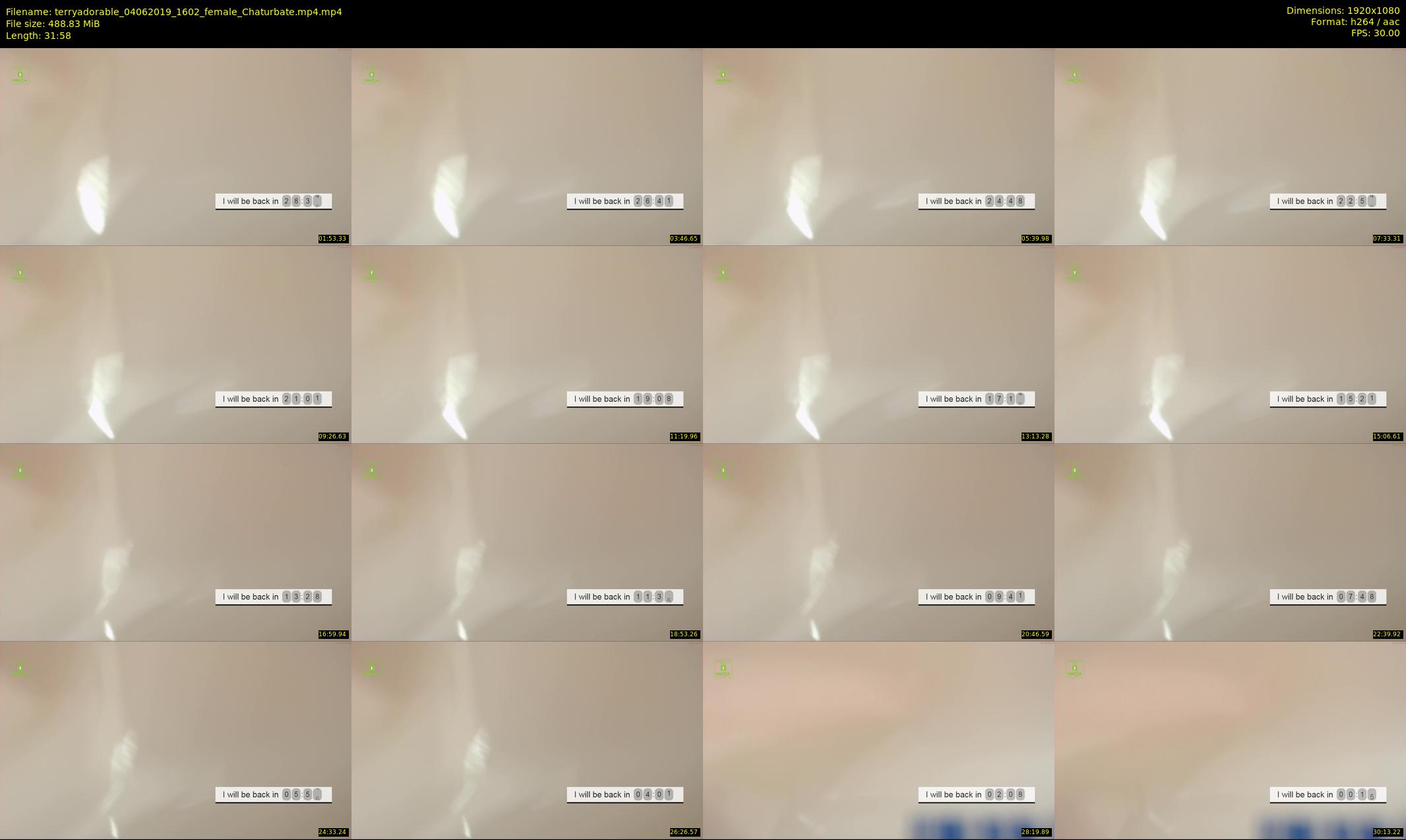terryadorable — 32 minute Chaturbate female cam show recording, 1080p, Jun 4, 2019