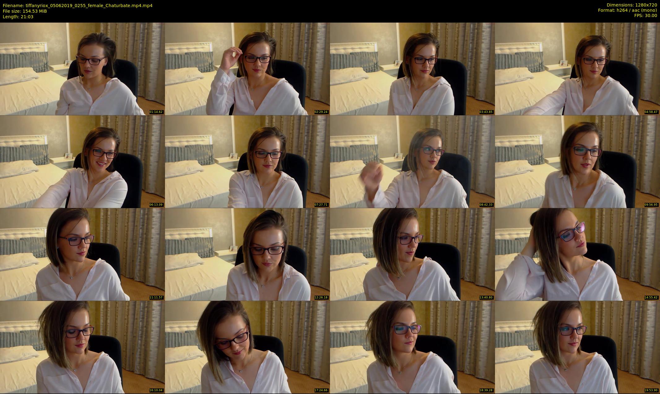 tiffanyriox — 22 minute Chaturbate female cam show recording, 720p, Jun 5, 2019
