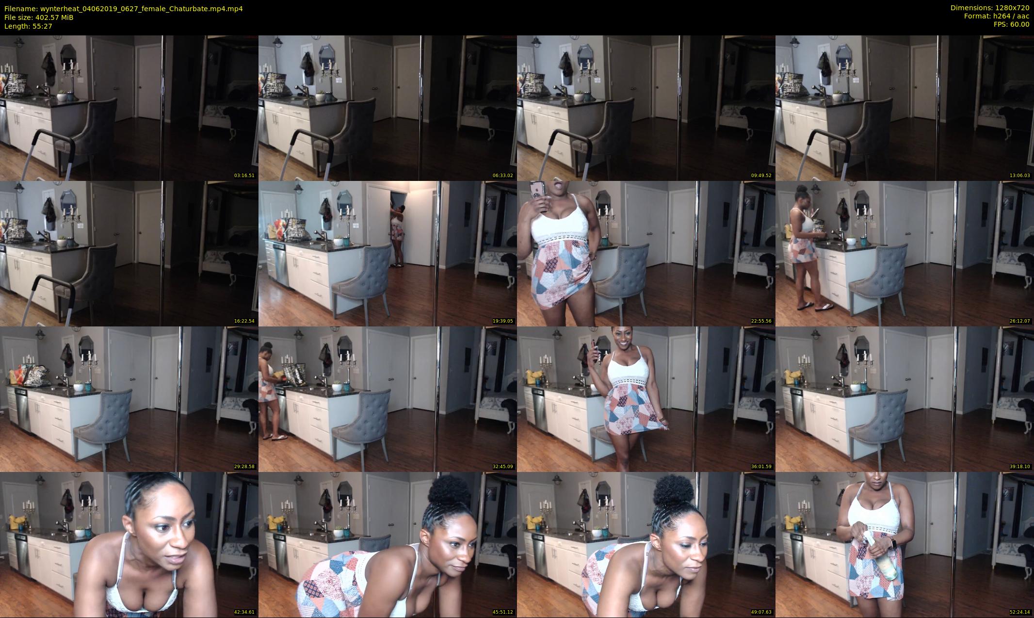 wynterheat — 56 minute Chaturbate female cam show recording, 720p, Jun 4, 2019
