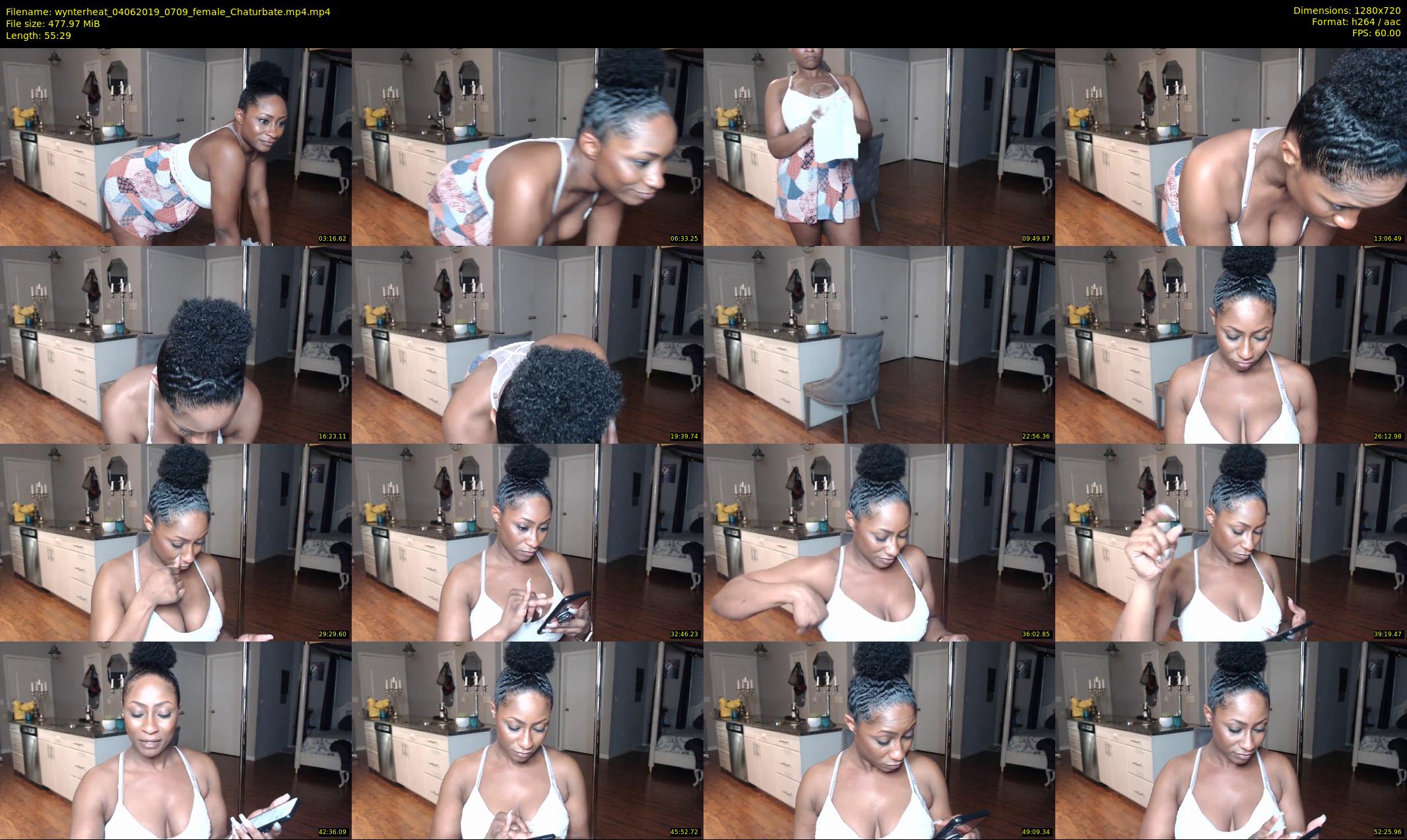 wynterheat — 56 minute Chaturbate female cam show recording, 720p, Jun 4, 2019