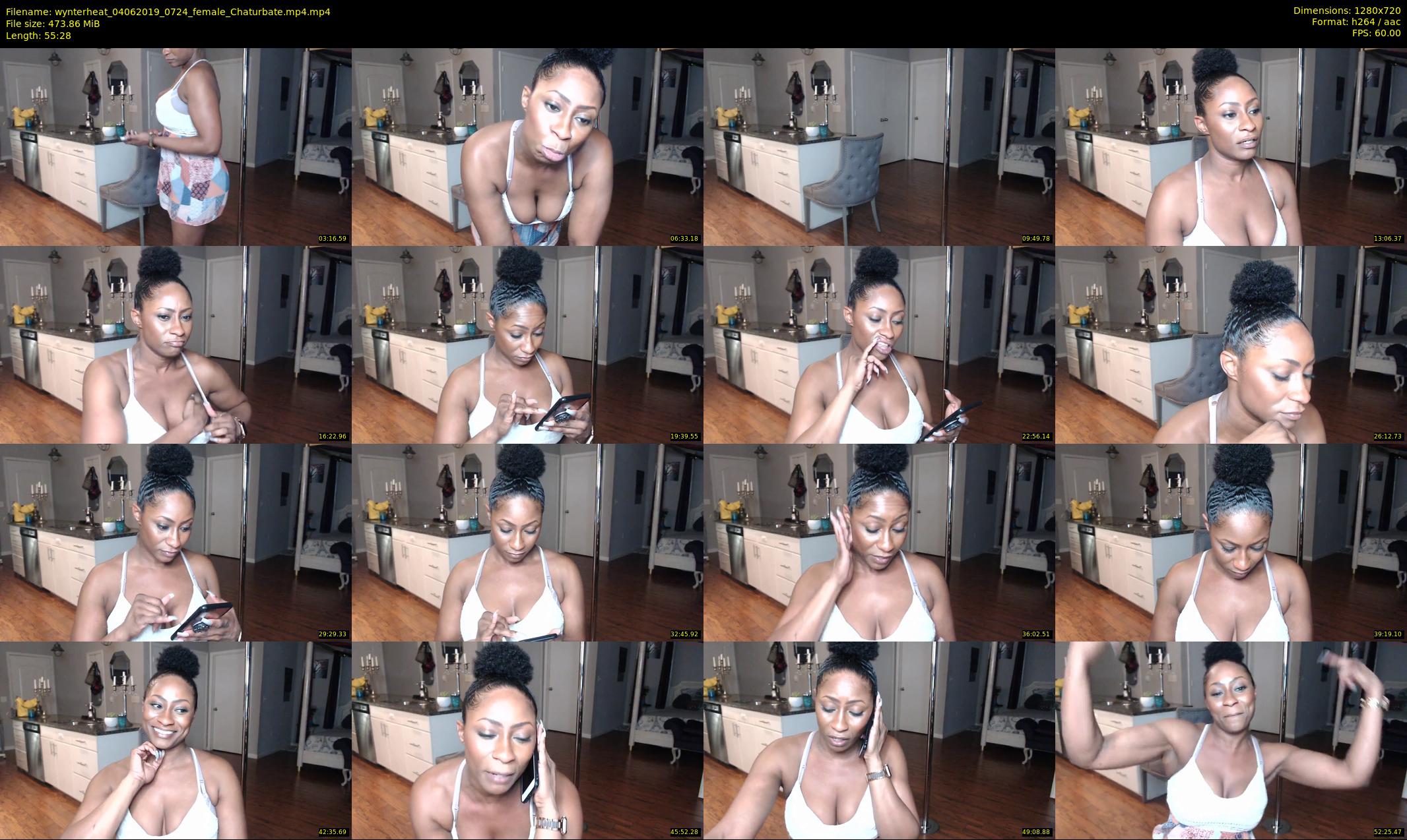 wynterheat — 56 minute Chaturbate female cam show recording, 720p, Jun 4, 2019