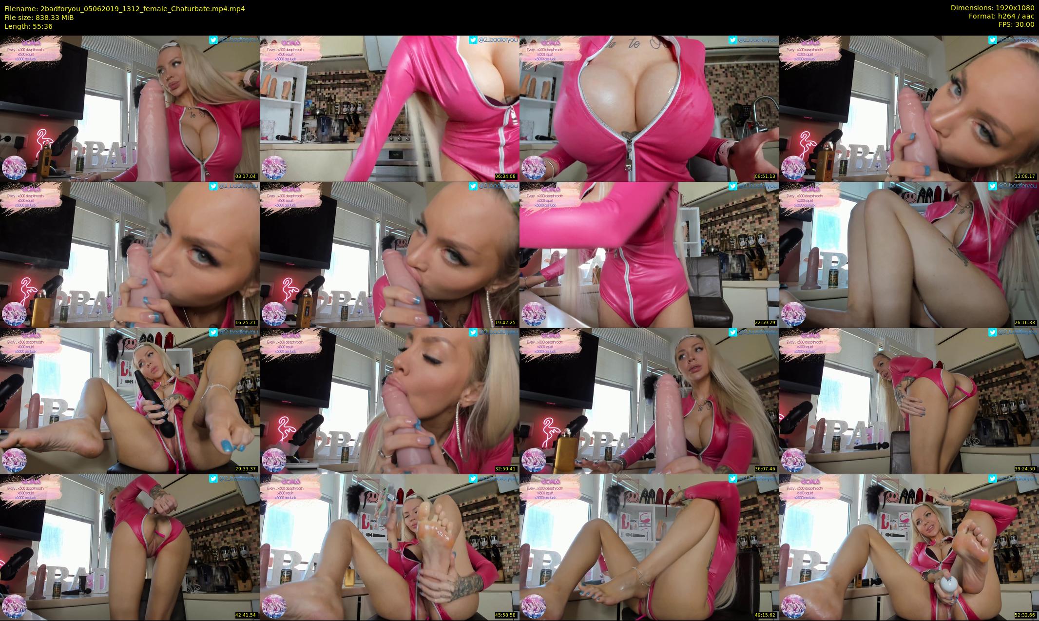 2badforyou — 56 minute Chaturbate couple cam show recording, 1080p, Jun 5, 2019