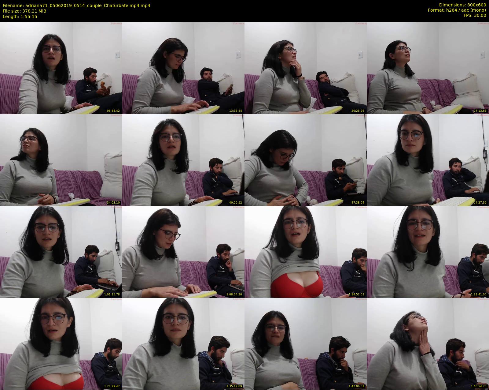 adriana71 — 116 minute Chaturbate couple cam show recording, 480p, Jun 5, 2019
