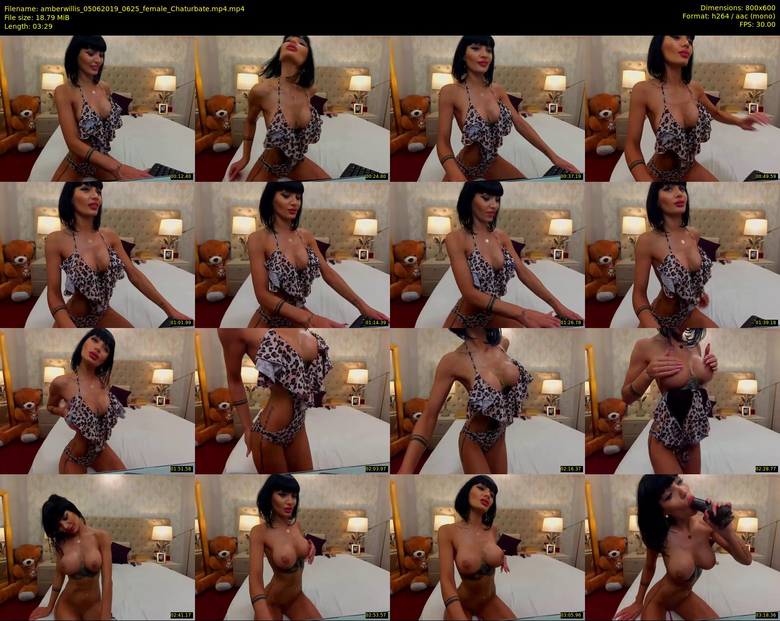 amberwillis — 4 minute Chaturbate female cam show recording, 480p, Jun 5, 2019