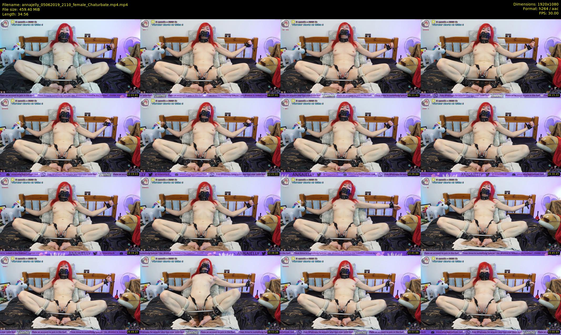 annajelly — 35 minute Chaturbate couple cam show recording, 1080p, Jun 5, 2019