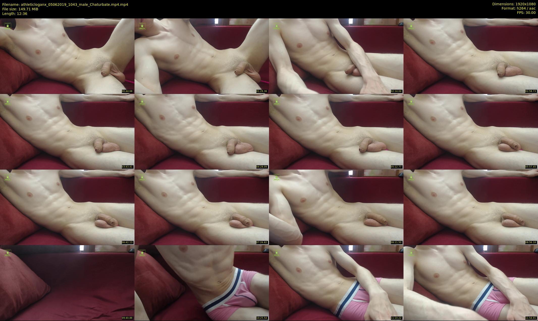 athleticloganx — 13 minute Chaturbate male cam show recording, 1080p, Jun 5, 2019