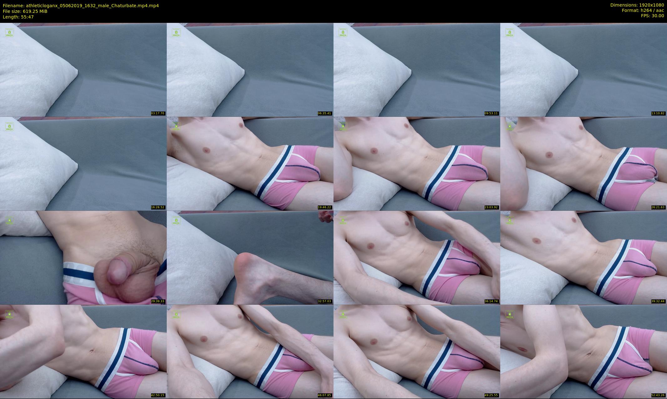 athleticloganx — 56 minute Chaturbate male cam show recording, 1080p, Jun 5, 2019