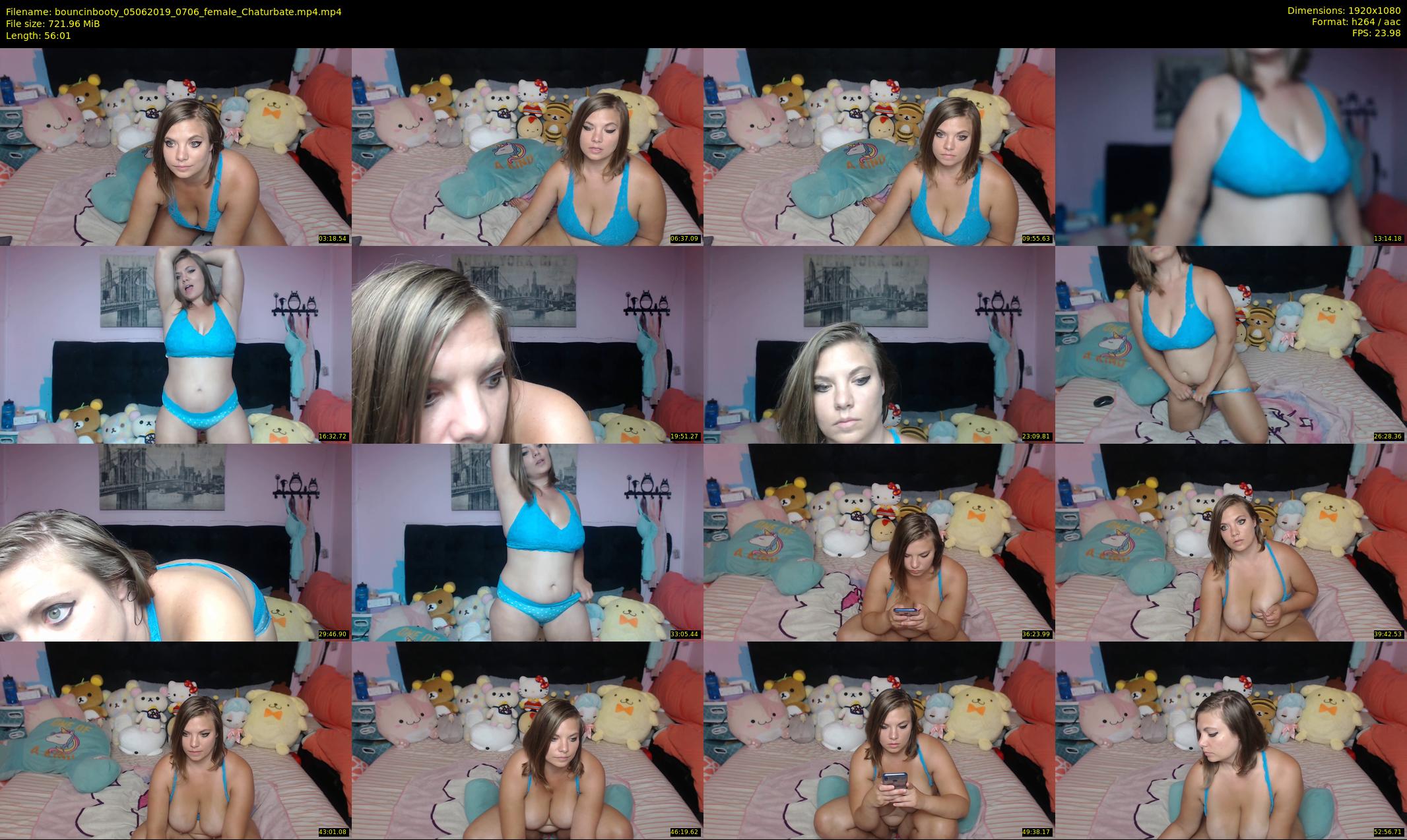 bouncinbooty — 57 minute Chaturbate female cam show recording, 1080p, Jun 5, 2019