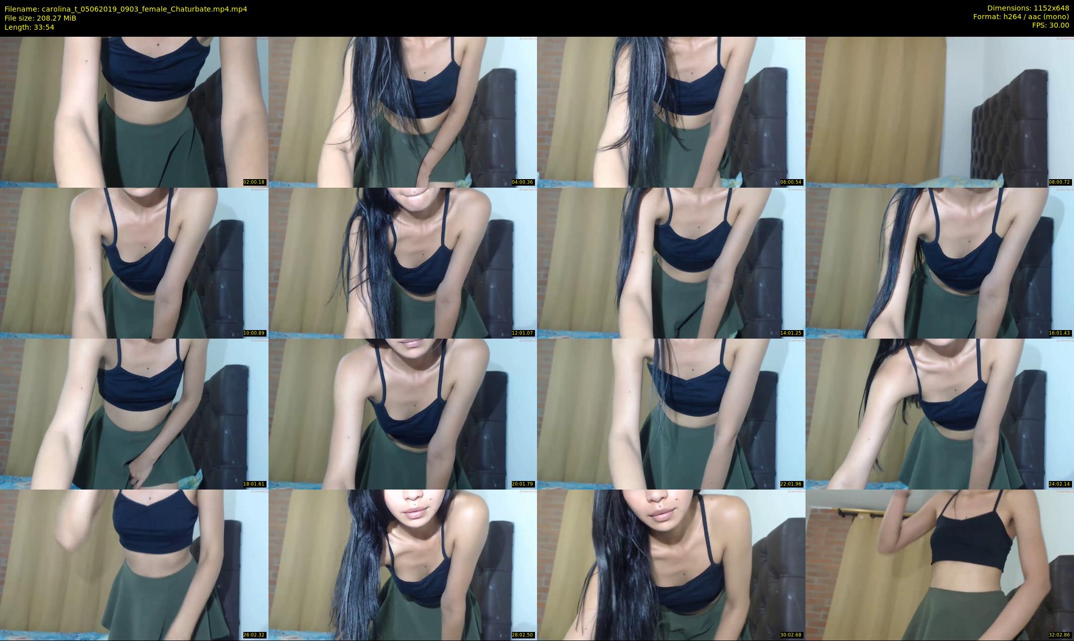 carolina_t — 34 minute Chaturbate female cam show recording, 480p, Jun 5, 2019