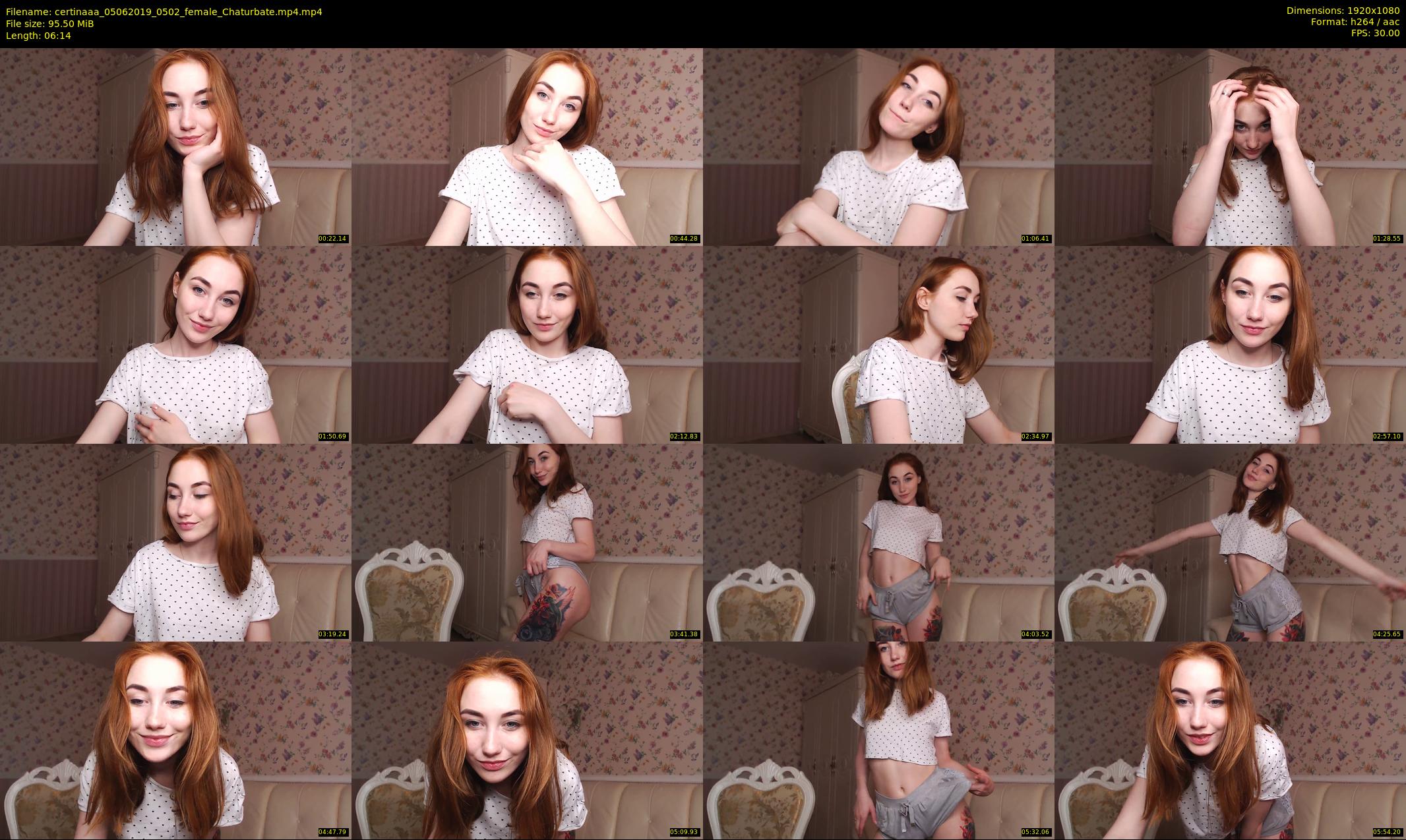 certinaaa — 7 minute Chaturbate female cam show recording, 1080p, Jun 5, 2019