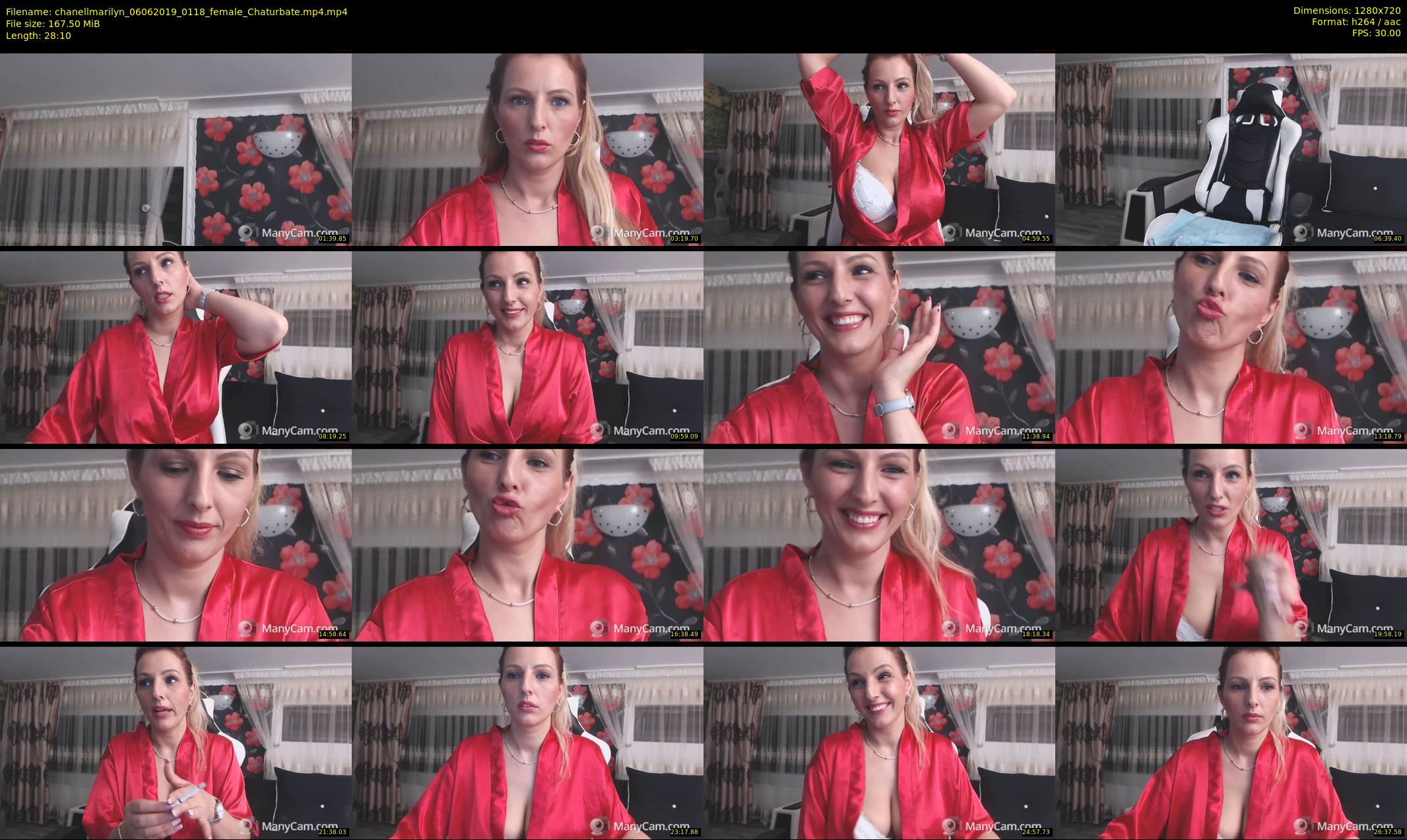 chanellmarilyn — 29 minute Chaturbate female cam show recording, 720p, Jun 6, 2019