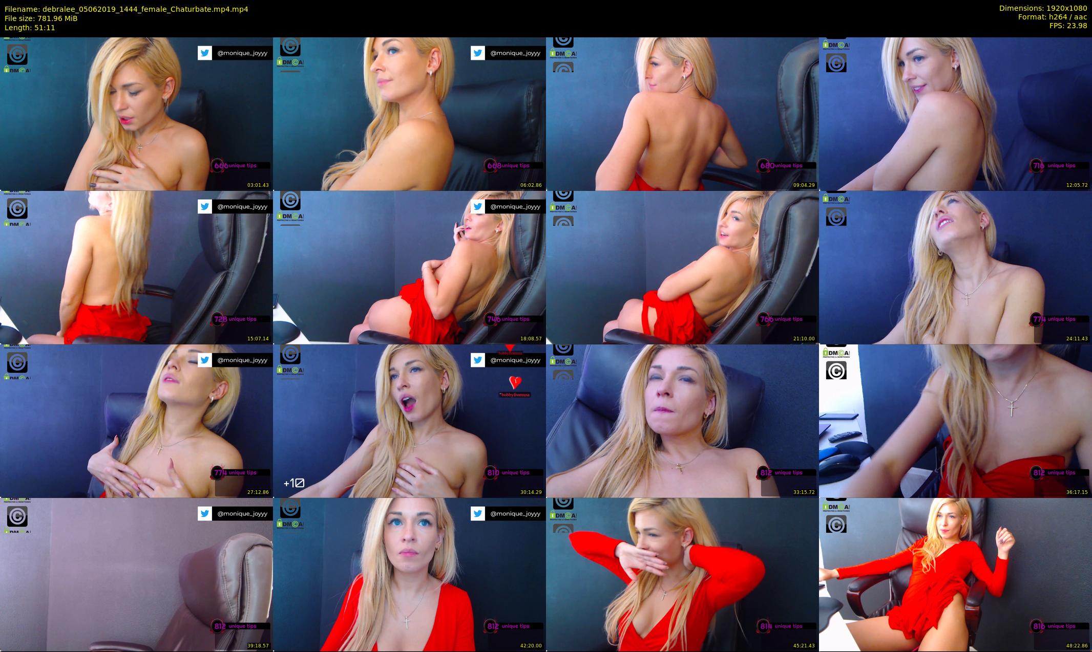 debralee — 52 minute Chaturbate female cam show recording, 1080p, Jun 5, 2019