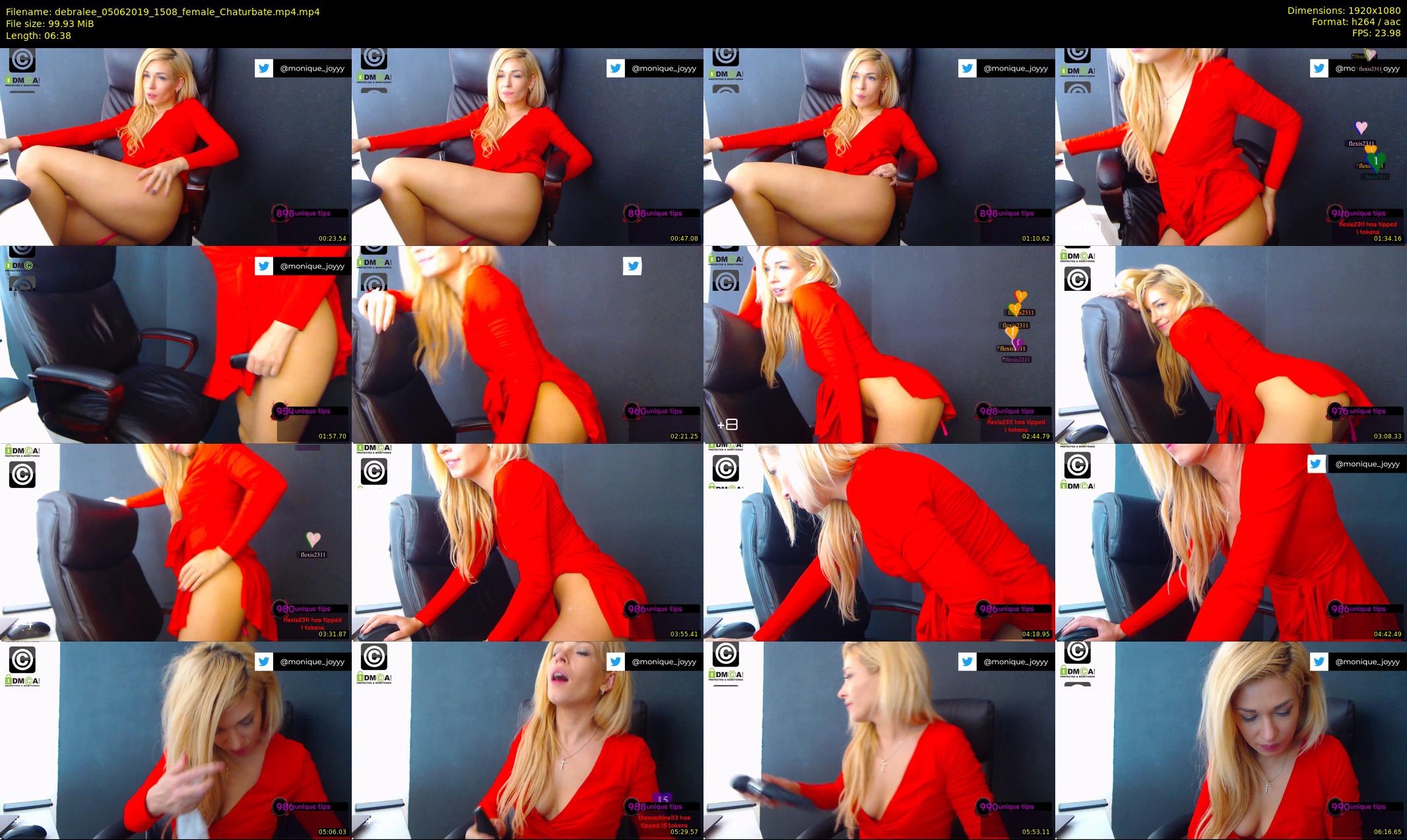 debralee — 7 minute Chaturbate female cam show recording, 1080p, Jun 5, 2019