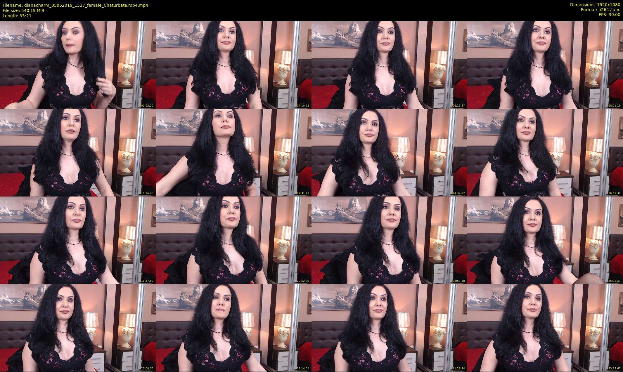 dianacharm — 36 minute Chaturbate female cam show recording, 1080p, Jun 5, 2019