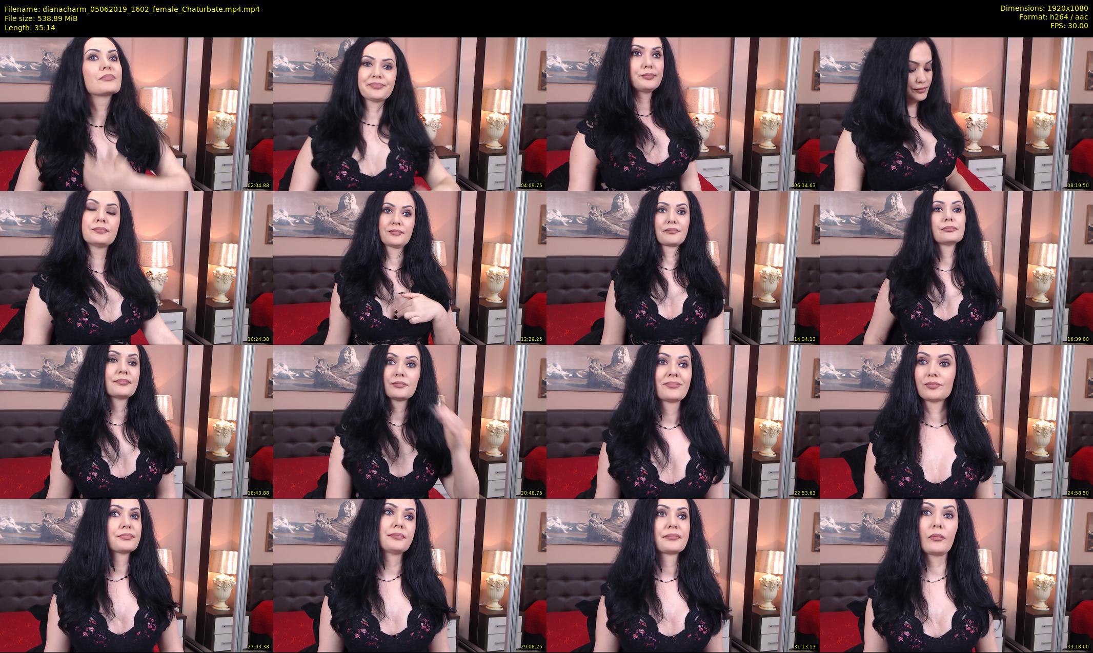 dianacharm — 36 minute Chaturbate female cam show recording, 1080p, Jun 5, 2019