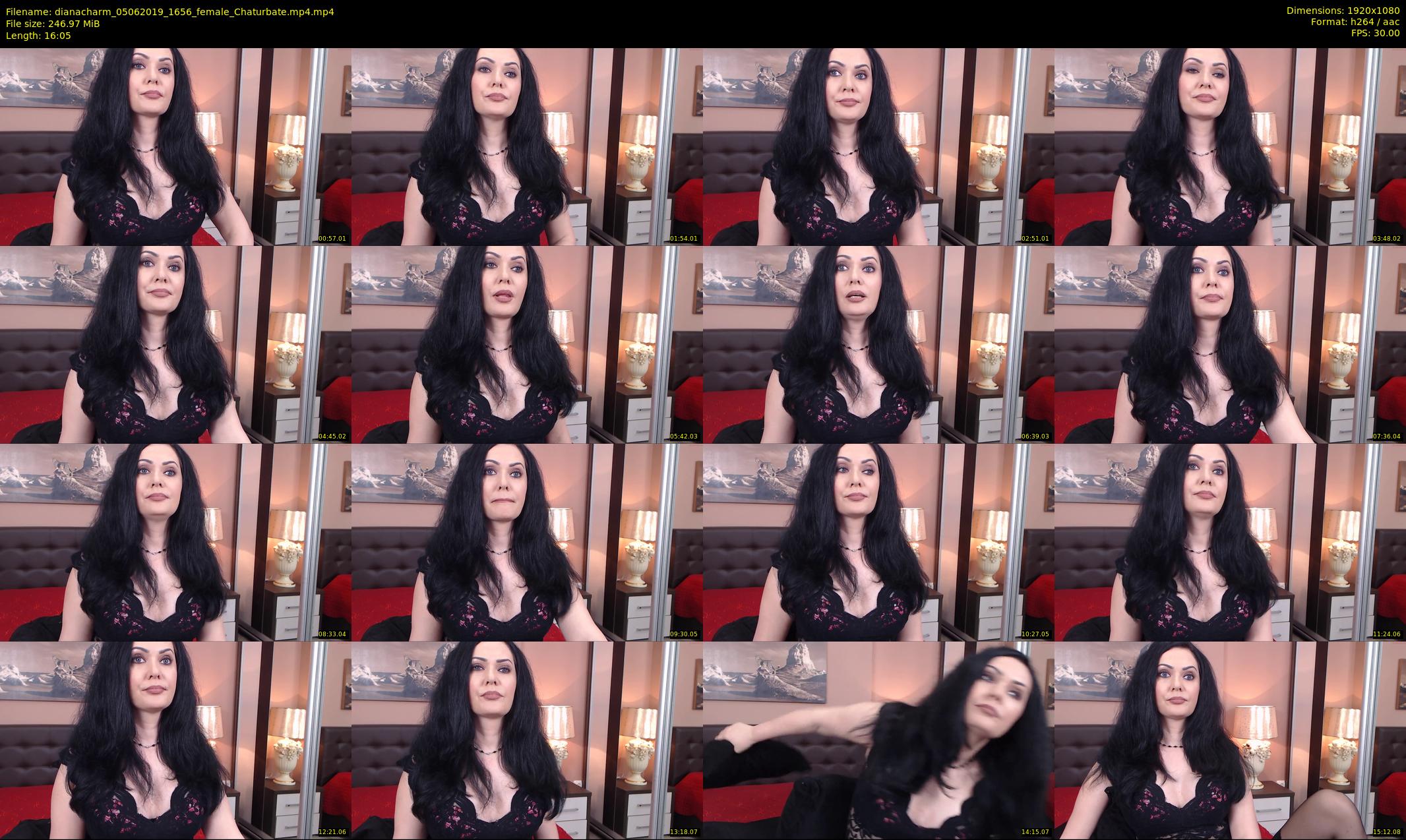 dianacharm — 17 minute Chaturbate female cam show recording, 1080p, Jun 5, 2019