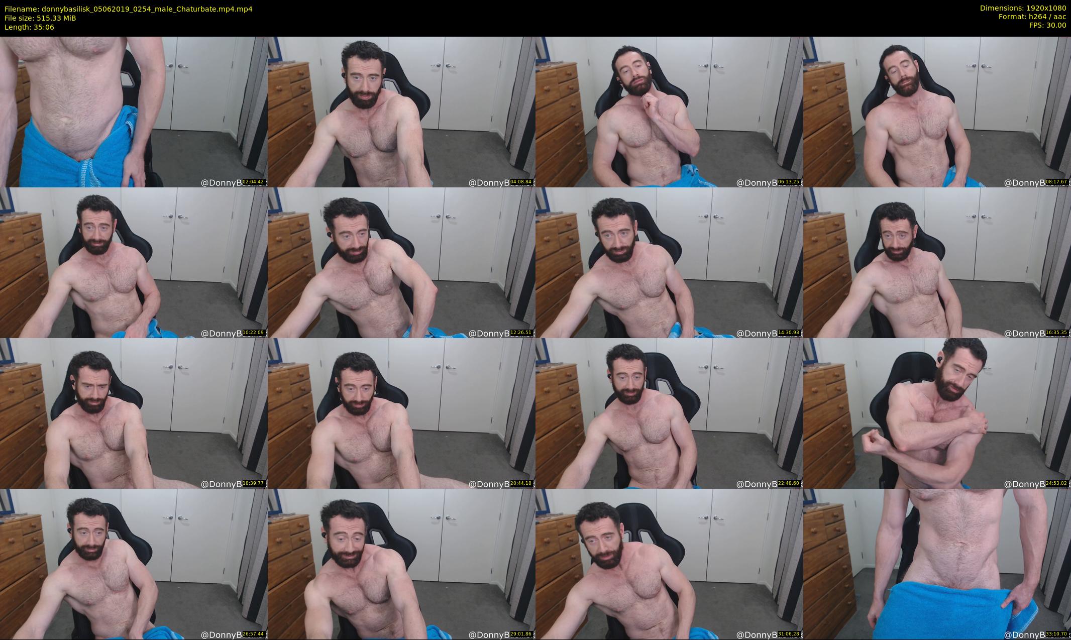donnybasilisk — 36 minute Chaturbate male cam show recording, 1080p, Jun 5, 2019