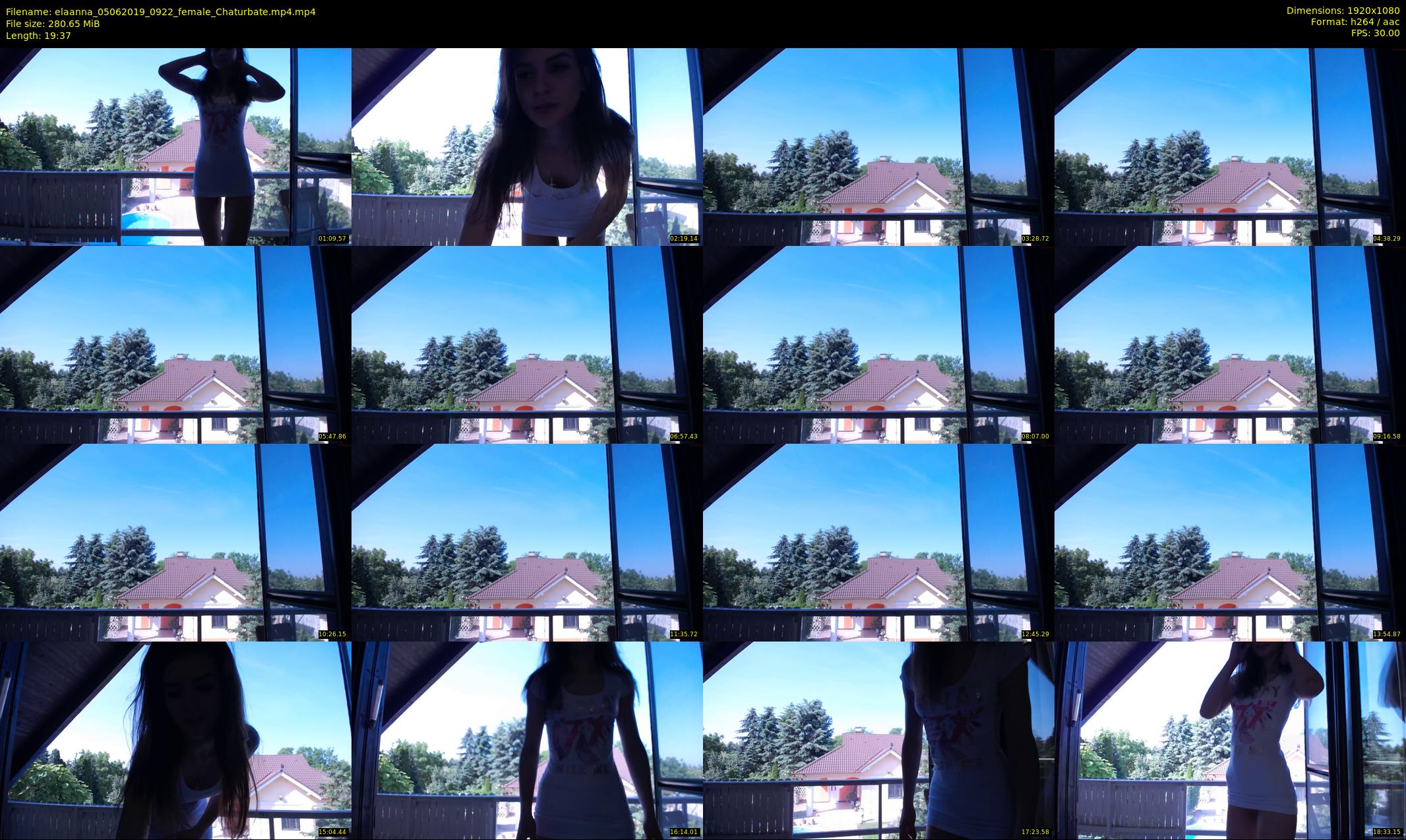 elaanna — 20 minute Chaturbate female cam show recording, 1080p, Jun 5, 2019