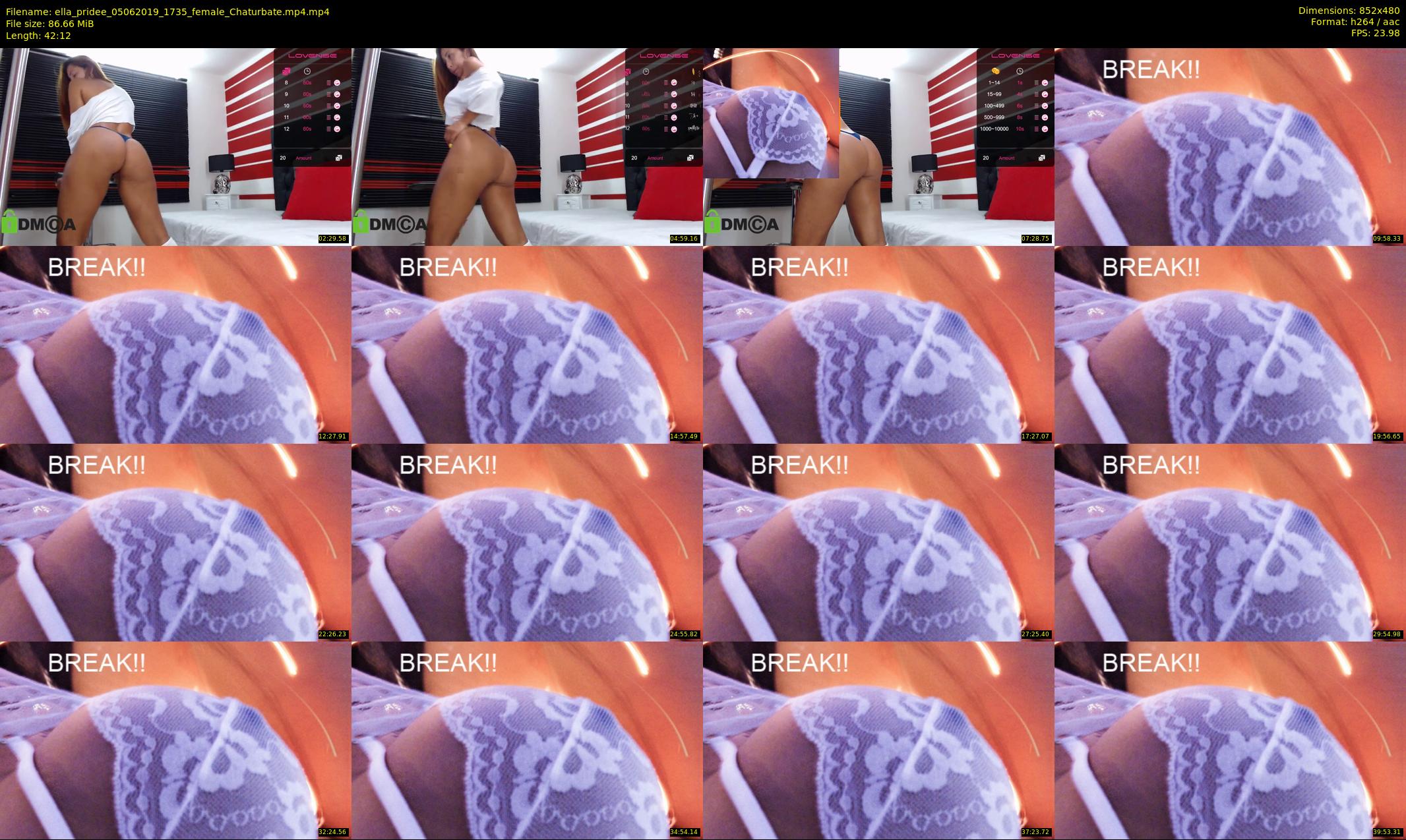 ella_pridee — 43 minute Chaturbate female cam show recording, 480p, Jun 5, 2019