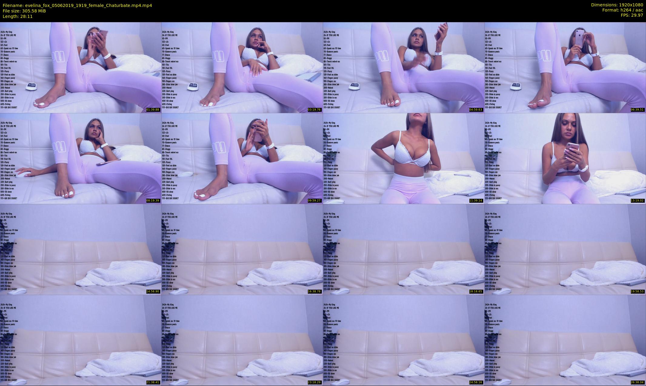 evelina_fox — 29 minute Chaturbate female cam show recording, 1080p, Jun 5, 2019