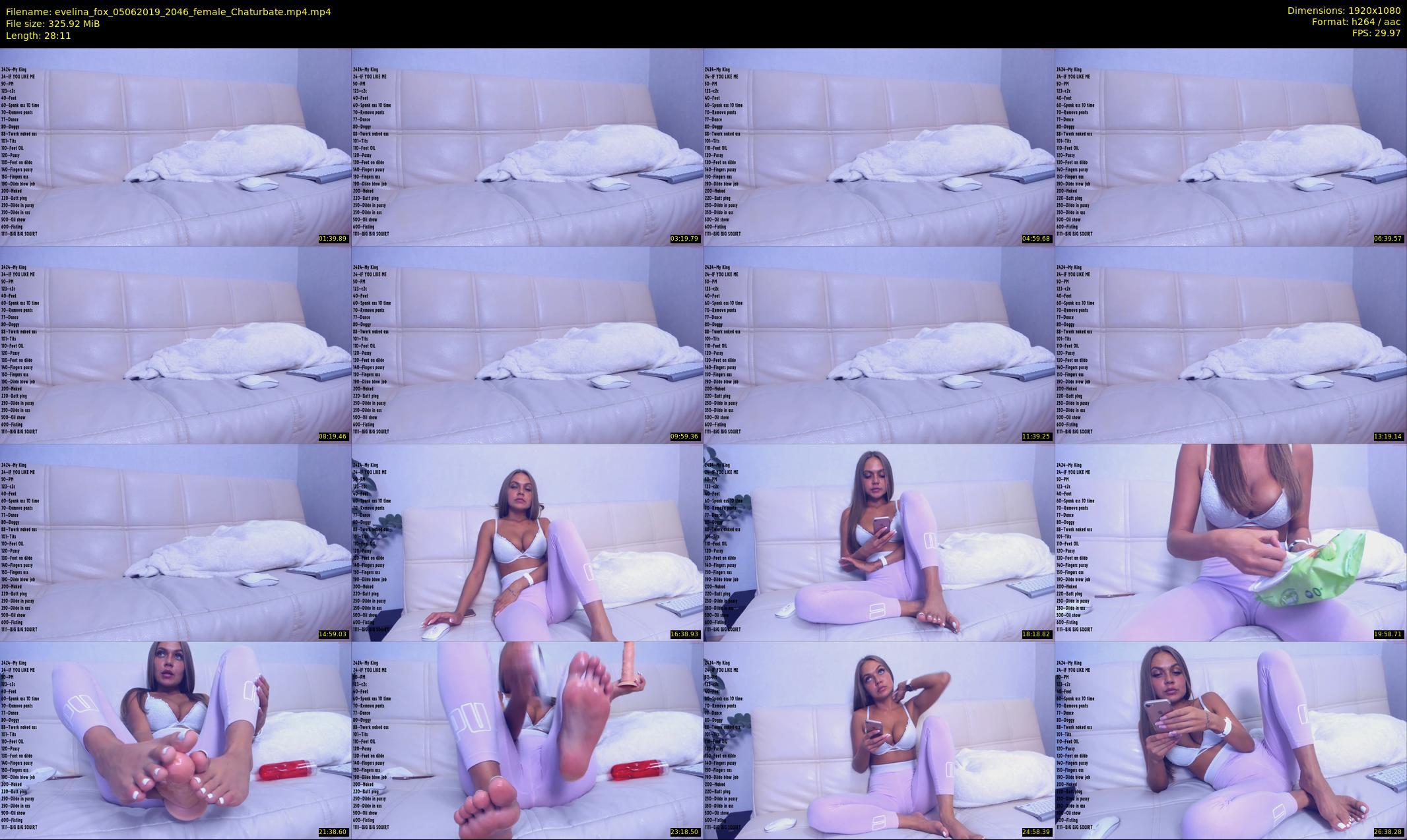evelina_fox — 29 minute Chaturbate female cam show recording, 1080p, Jun 5, 2019