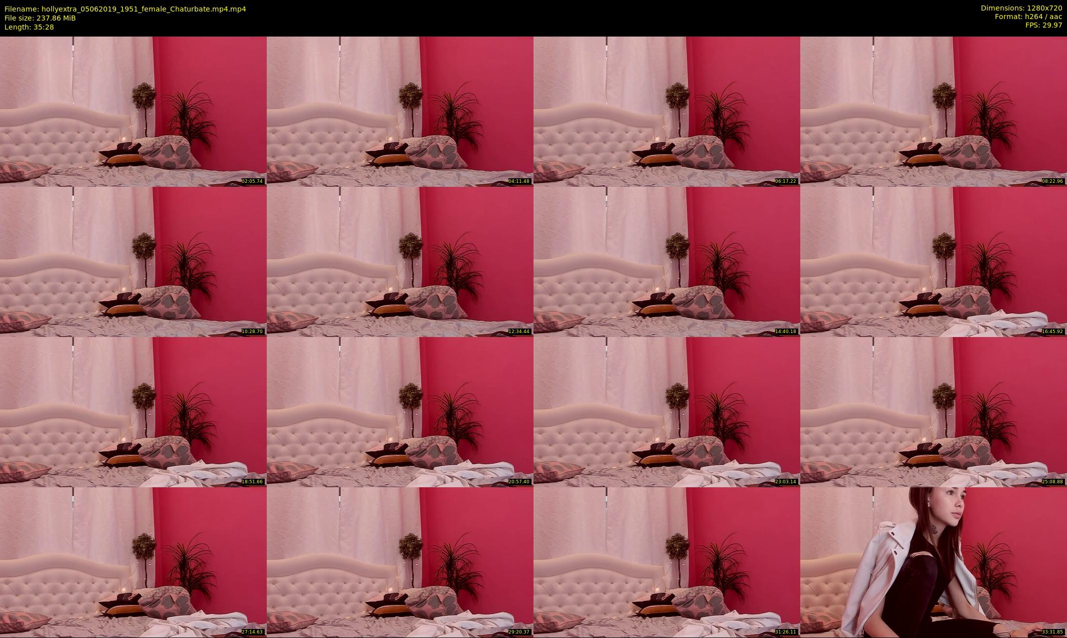 hollyextra — 36 minute Chaturbate female cam show recording, 720p, Jun 5, 2019