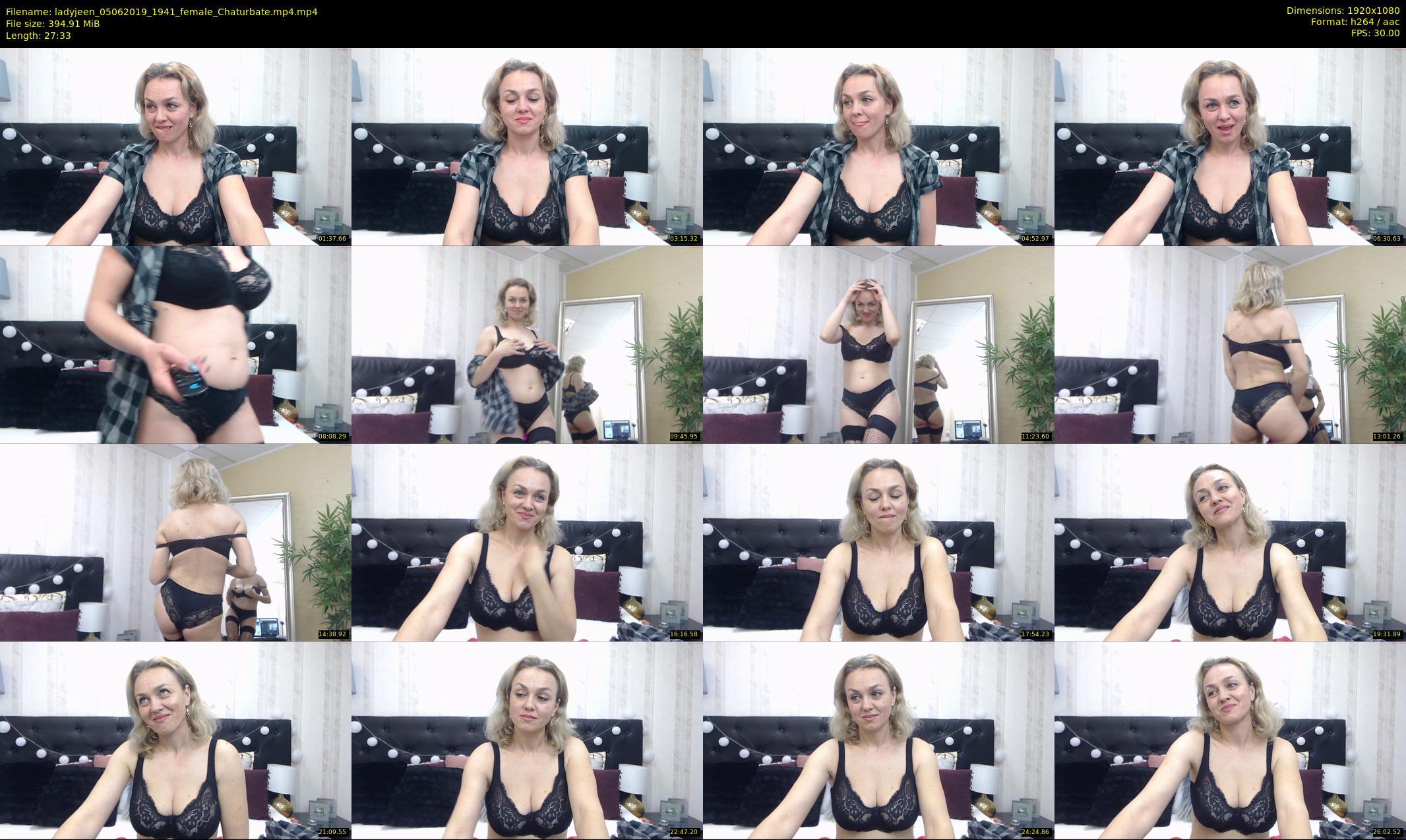 ladyjeen — 28 minute Chaturbate female cam show recording, 1080p, Jun 5, 2019