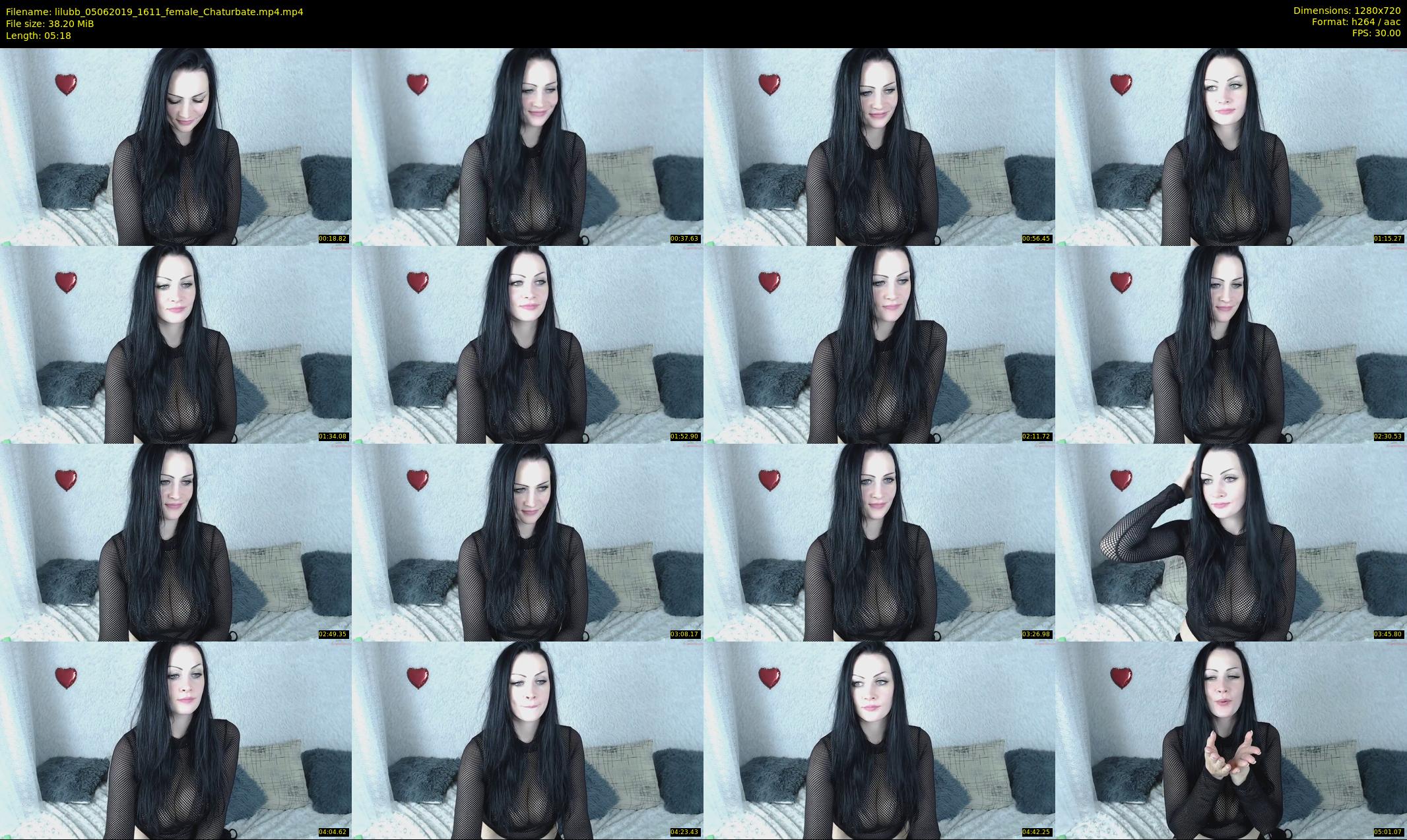 lilubb — 6 minute Chaturbate female cam show recording, 720p, Jun 5, 2019