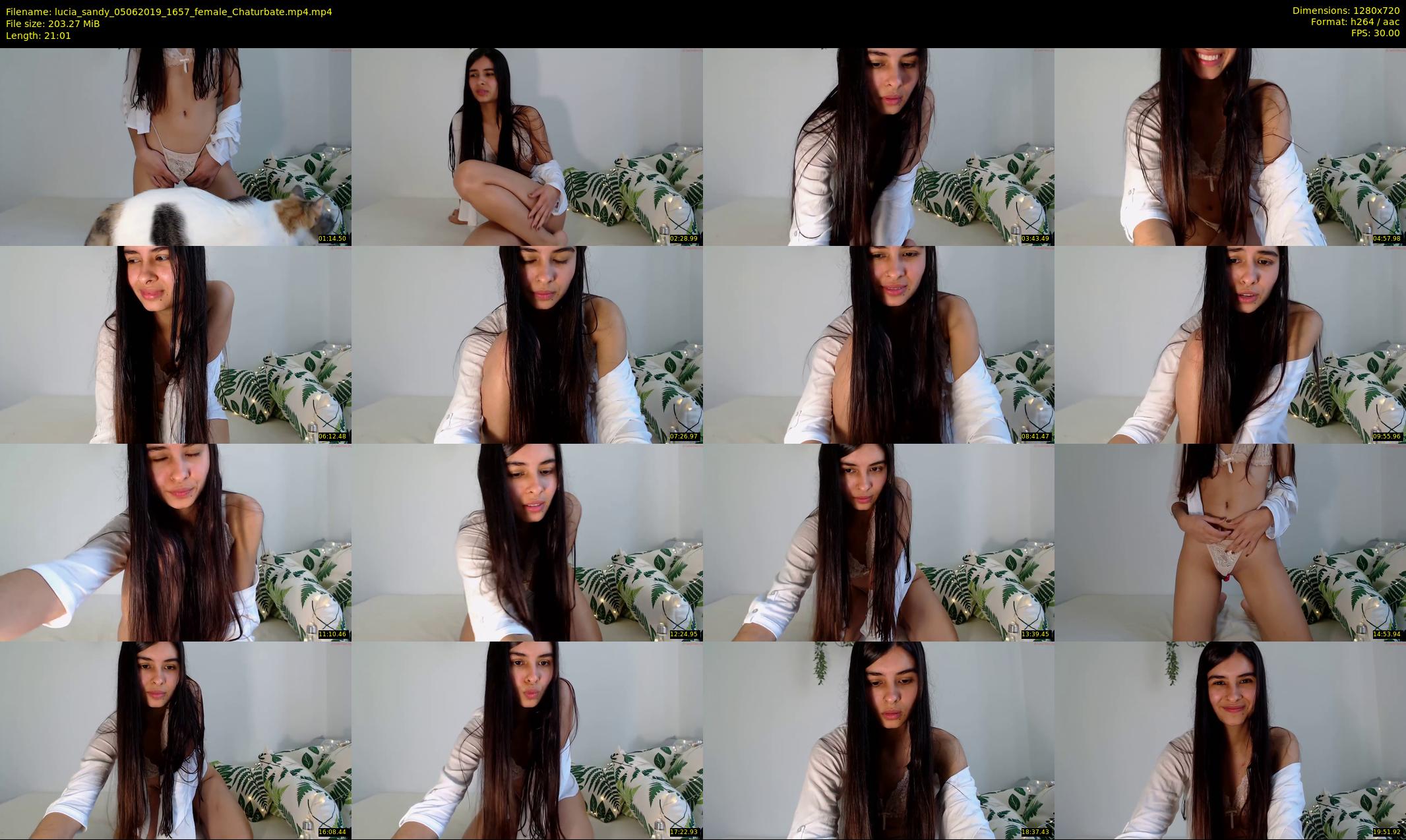 lucia_sandy — 22 minute Chaturbate female cam show recording, 720p, Jun 5, 2019
