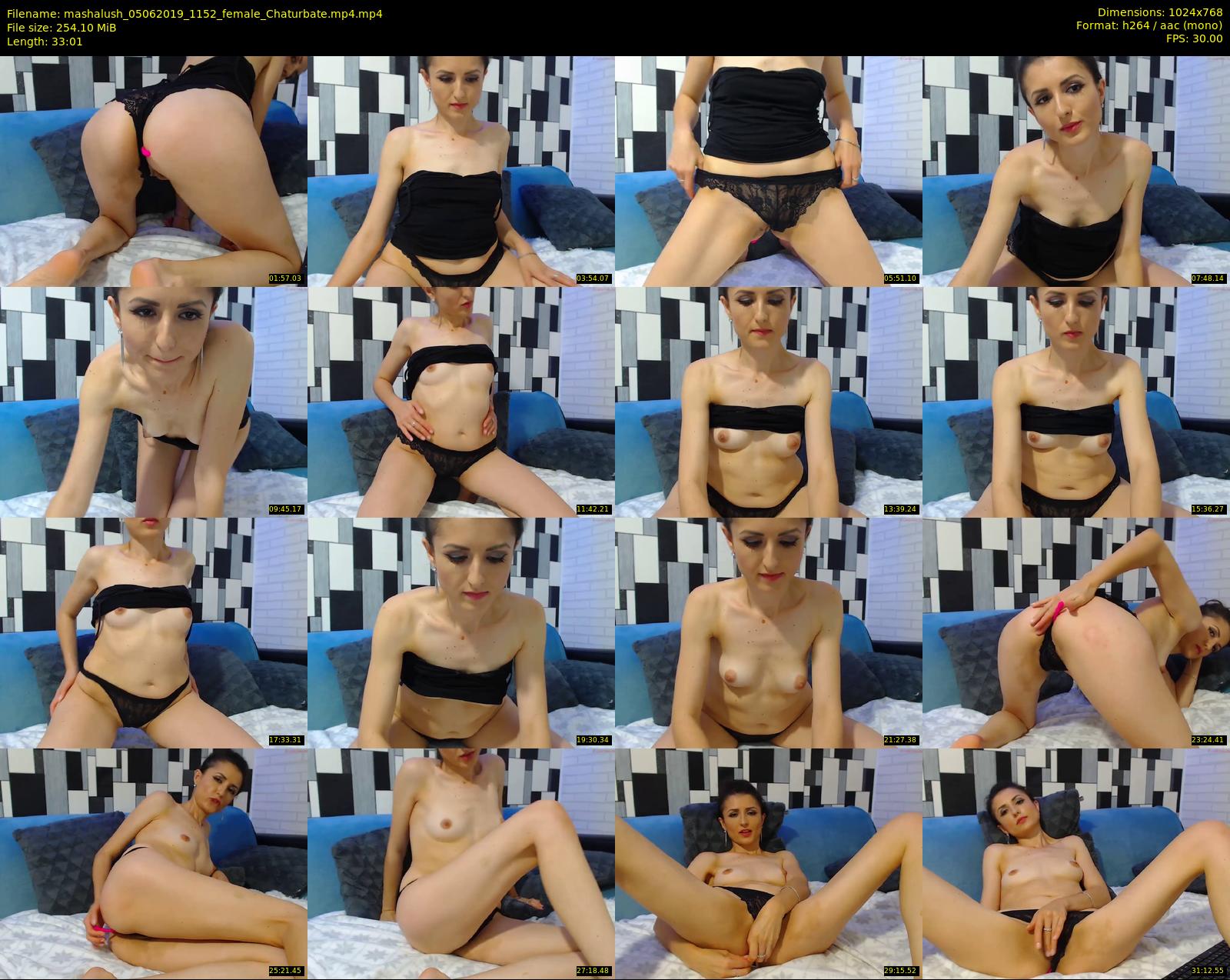 mashalush — 34 minute Chaturbate female cam show recording, 720p, Jun 5, 2019