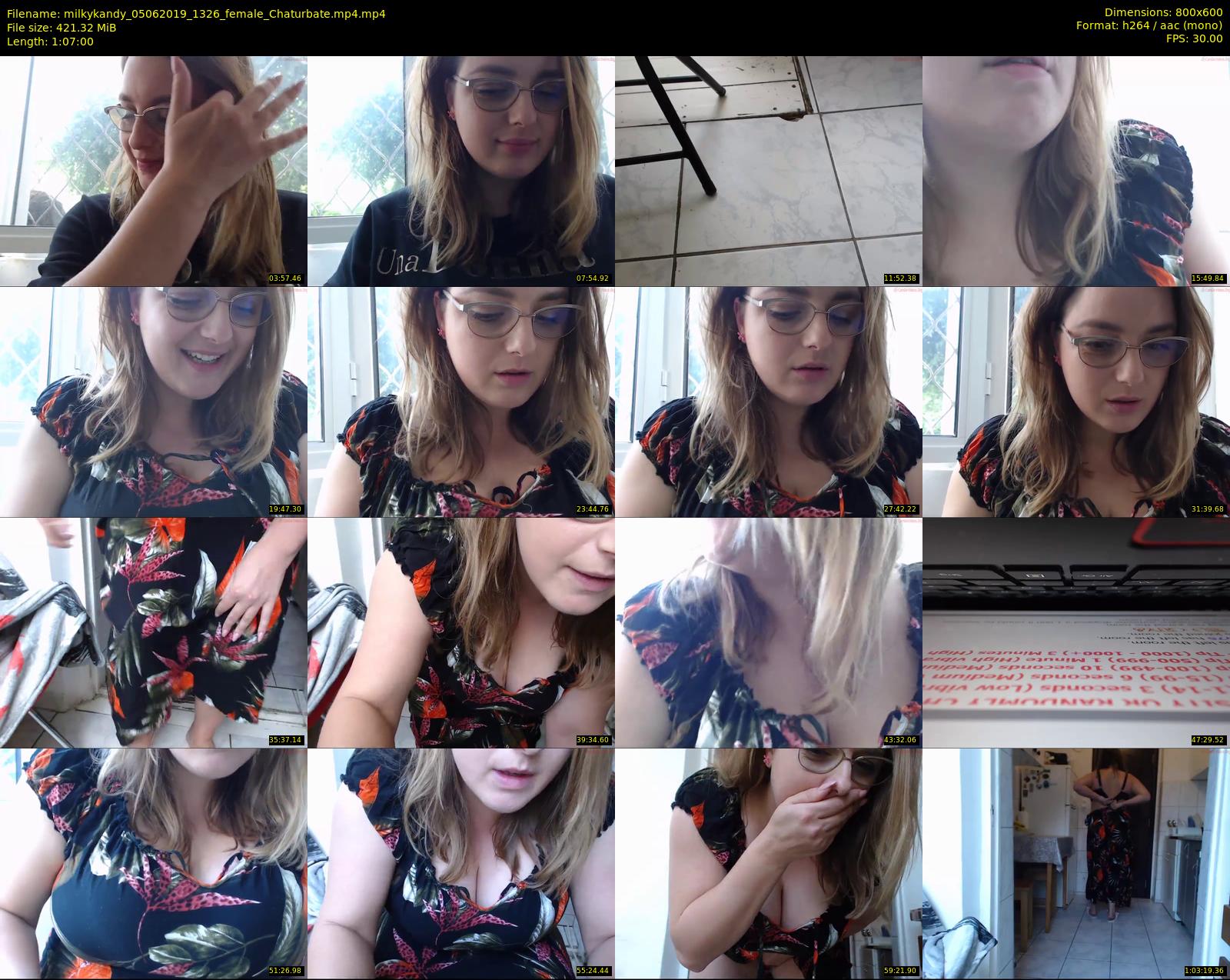 milkykandy — 67 minute Chaturbate female cam show recording, 480p, Jun 5, 2019