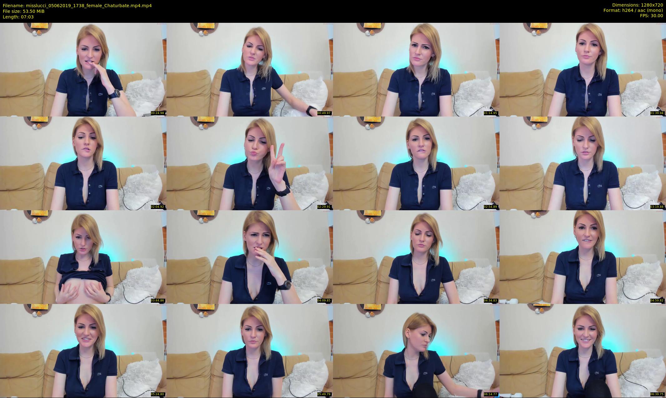 misslucci — 8 minute Chaturbate female cam show recording, 720p, Jun 5, 2019