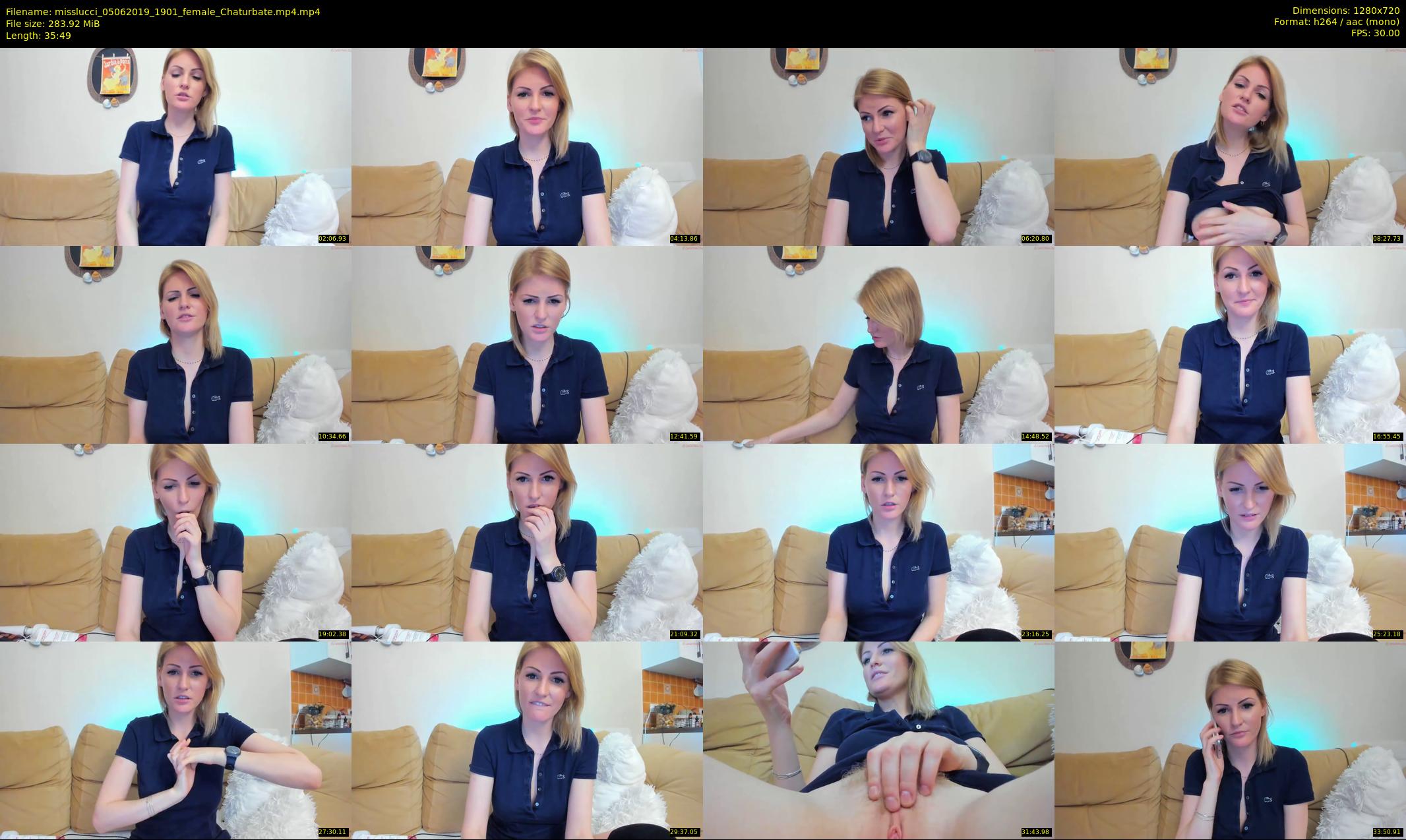 misslucci — 36 minute Chaturbate female cam show recording, 720p, Jun 5, 2019
