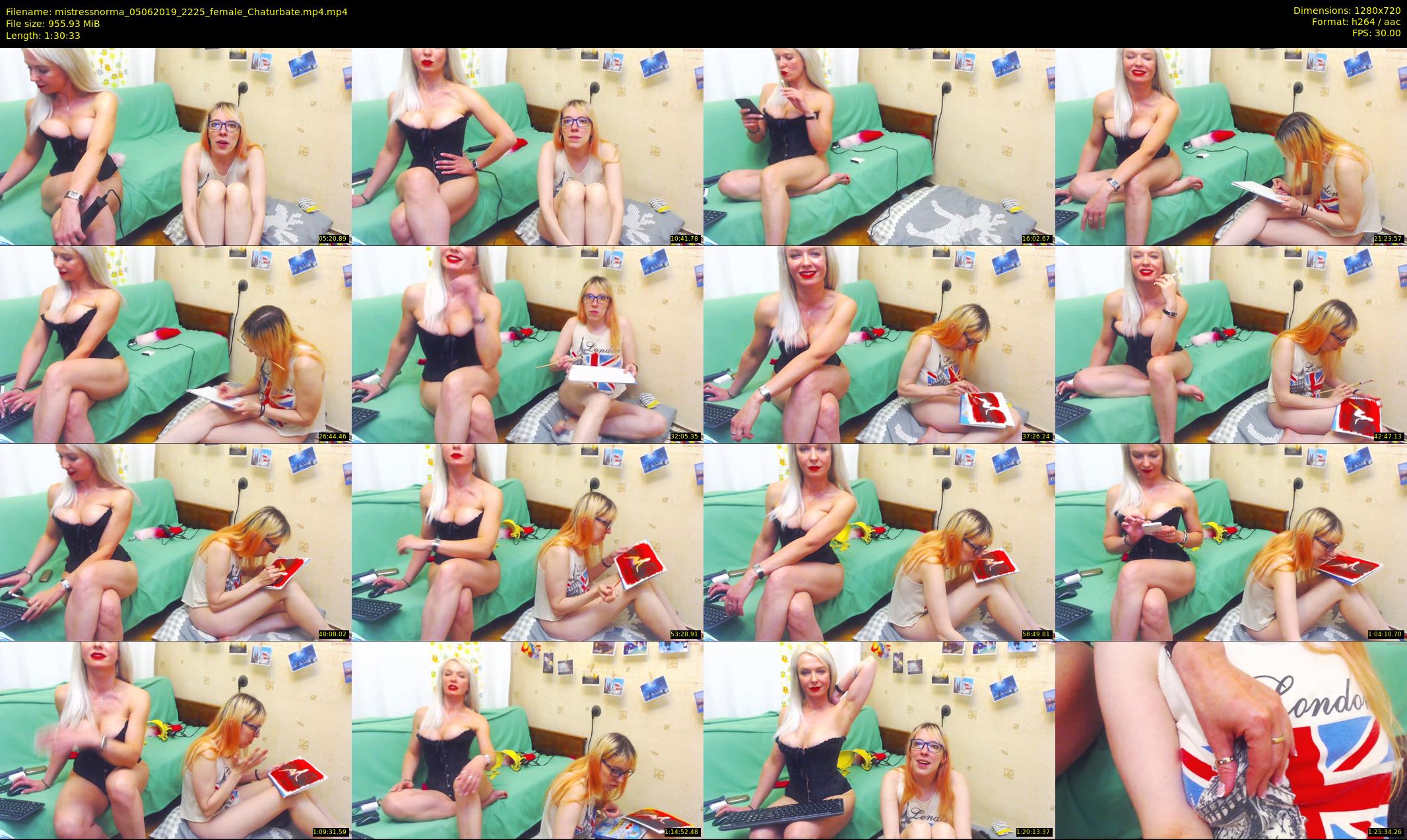 mistressnorma — 91 minute Chaturbate female cam show recording, 720p, Jun 5, 2019