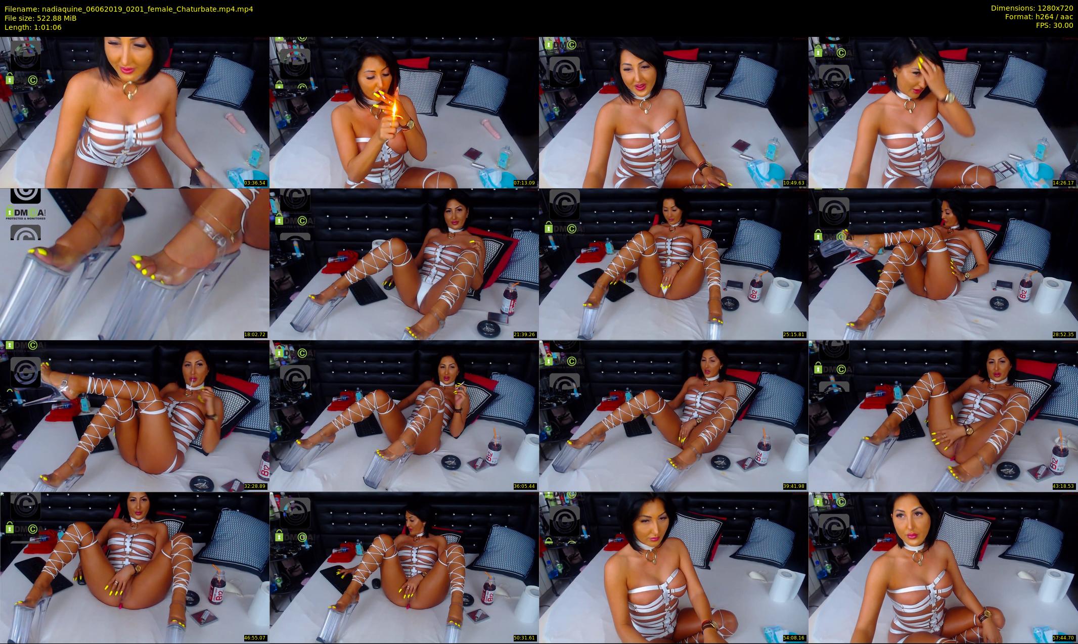 nadiaquine — 62 minute Chaturbate female cam show recording, 720p, Jun 6, 2019