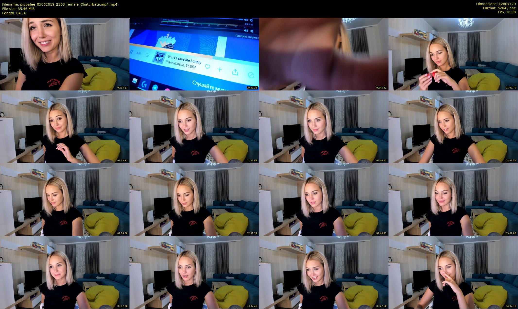 pippalee — 5 minute Chaturbate female cam show recording, 720p, Jun 5, 2019