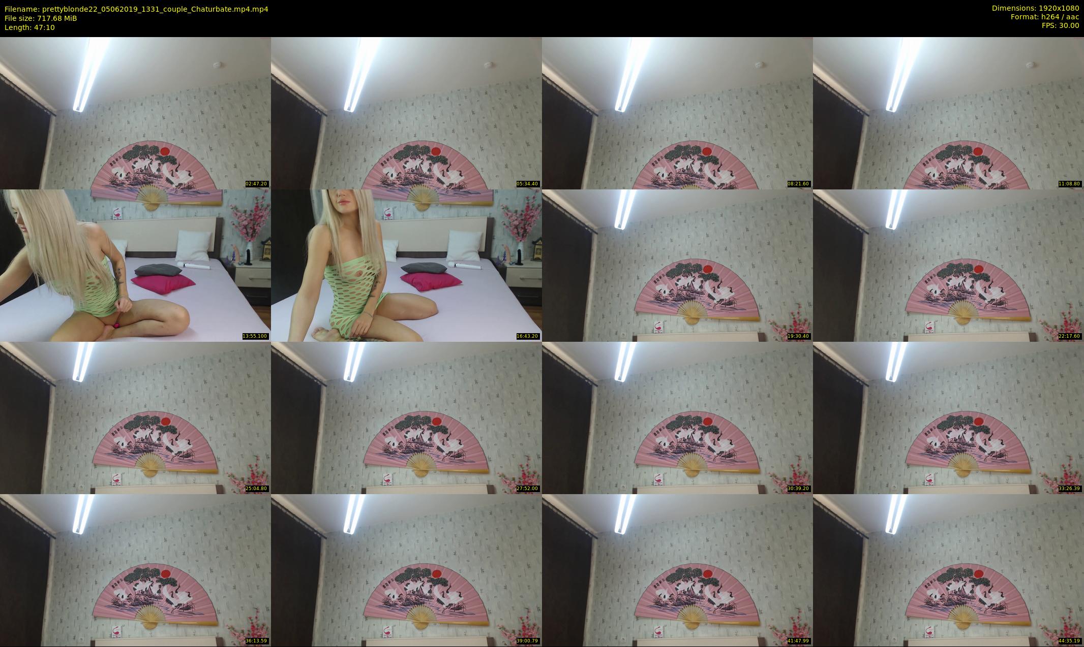 prettyblonde22 — 48 minute Chaturbate female cam show recording, 1080p, Jun 5, 2019