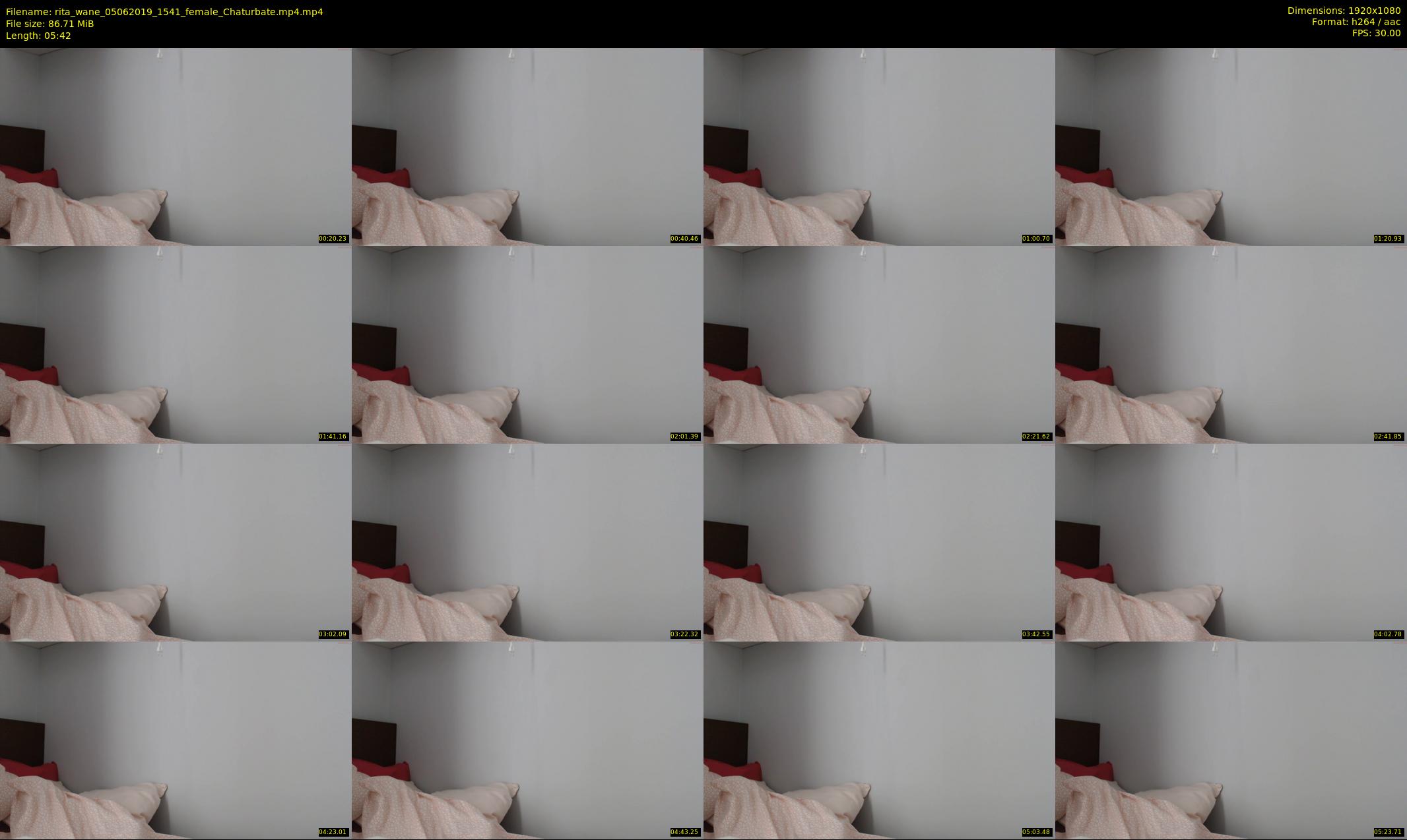 rita_wane — 6 minute Chaturbate female cam show recording, 1080p, Jun 5, 2019