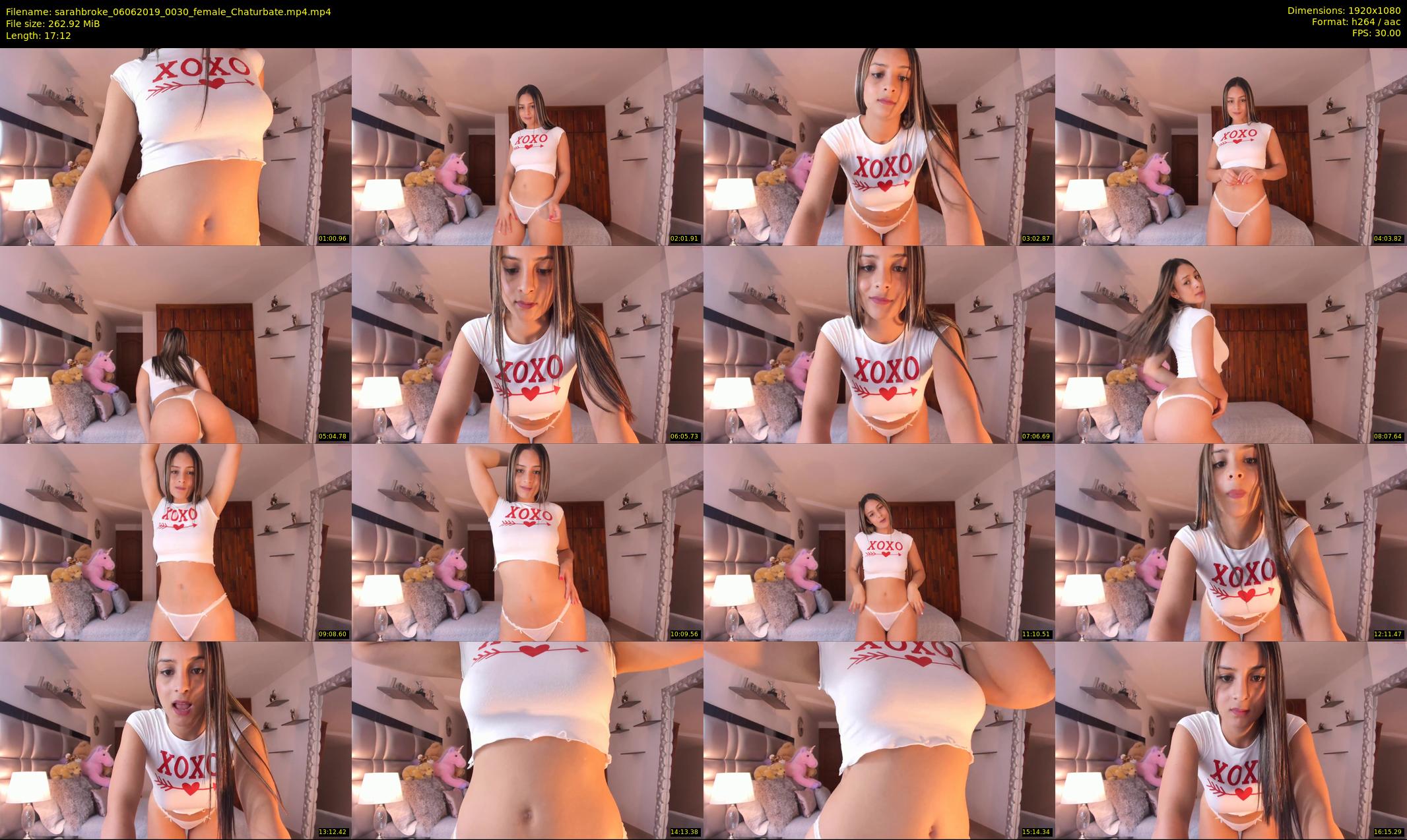 sarahbroke — 18 minute Chaturbate female cam show recording, 1080p, Jun 6, 2019