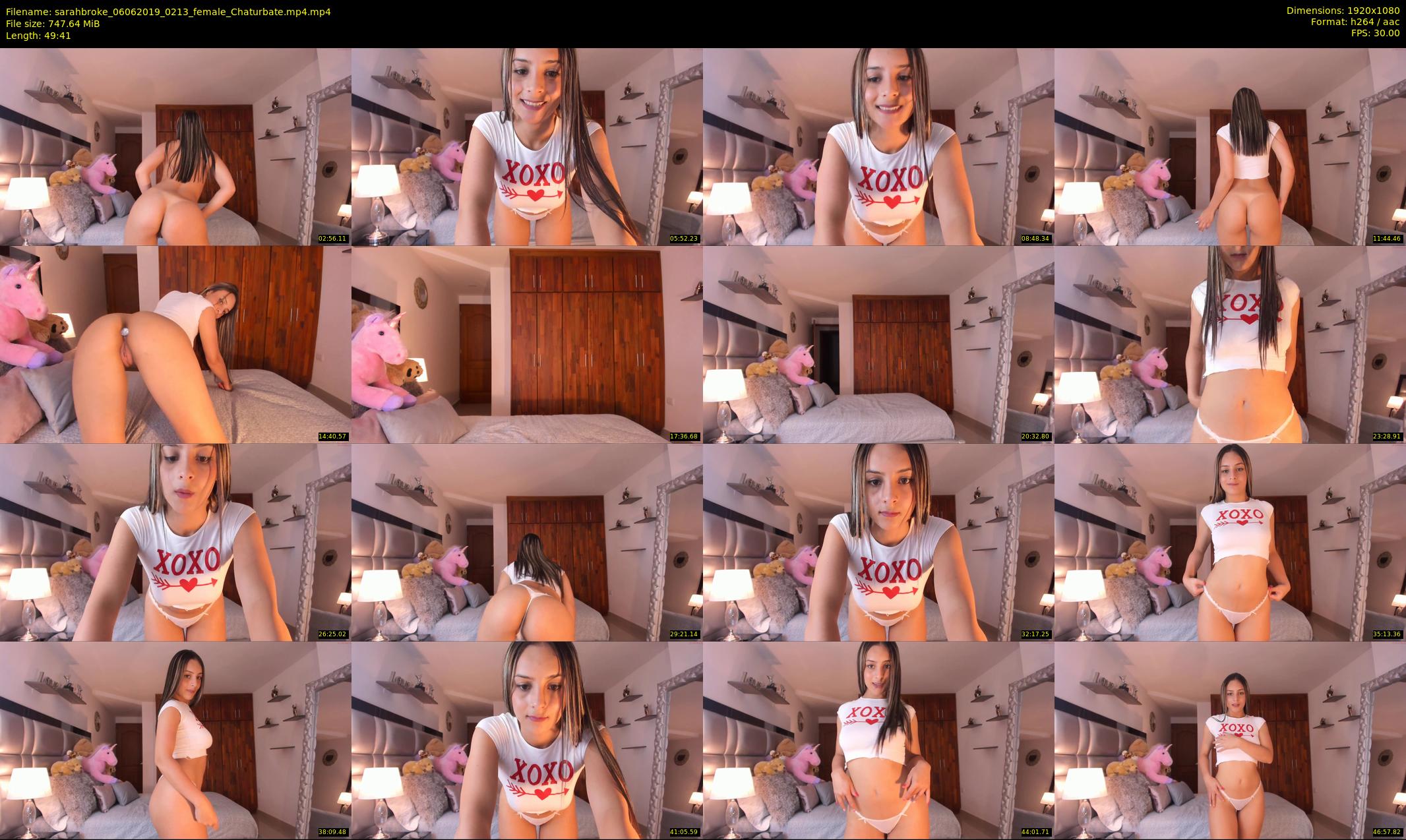 sarahbroke — 50 minute Chaturbate female cam show recording, 1080p, Jun 6, 2019