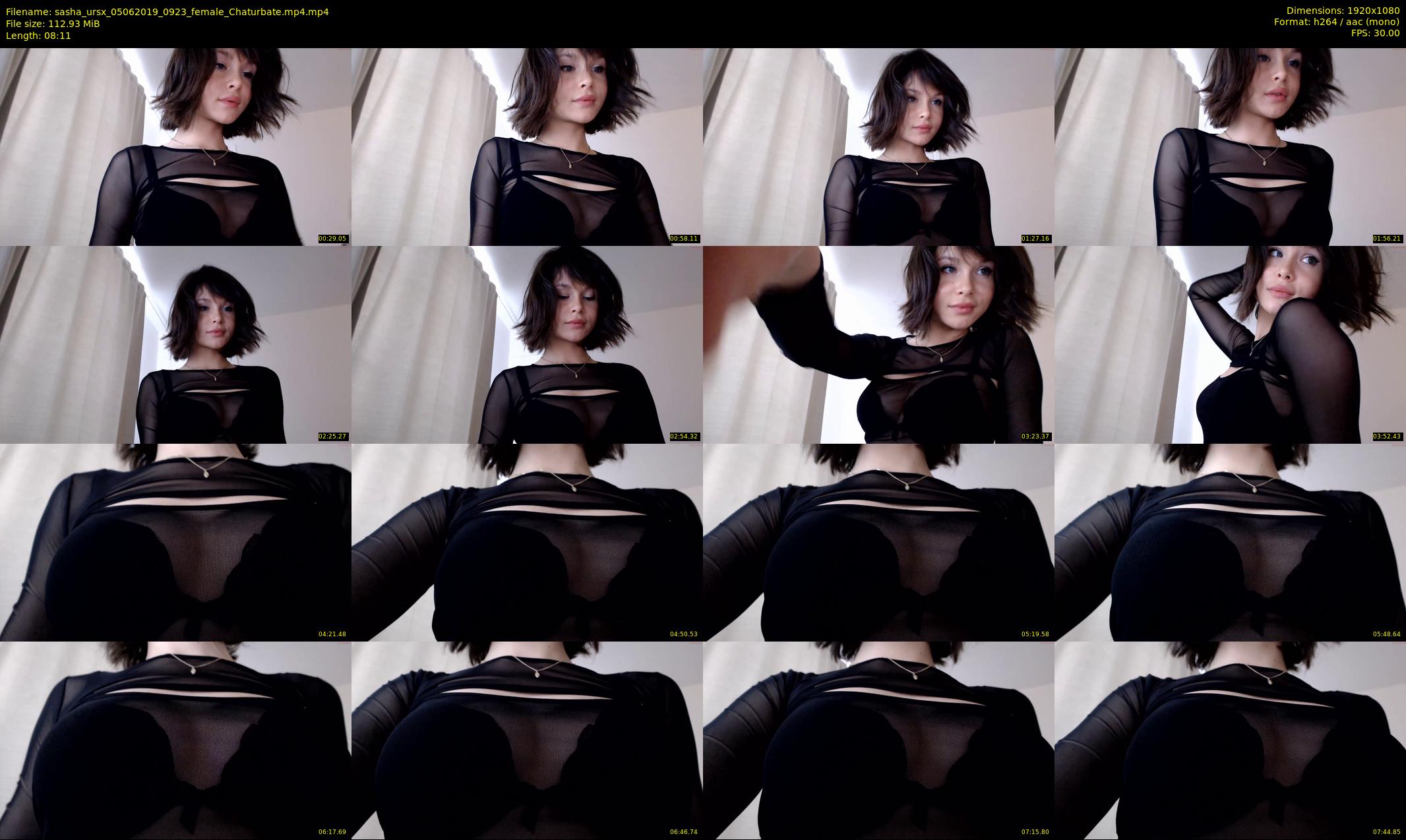 sasha_ursx — 9 minute Chaturbate female cam show recording, 1080p, Jun 5, 2019