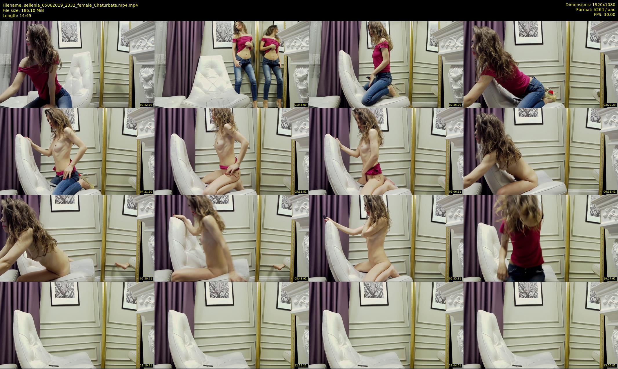 sellenia — 15 minute Chaturbate female cam show recording, 1080p, Jun 5, 2019